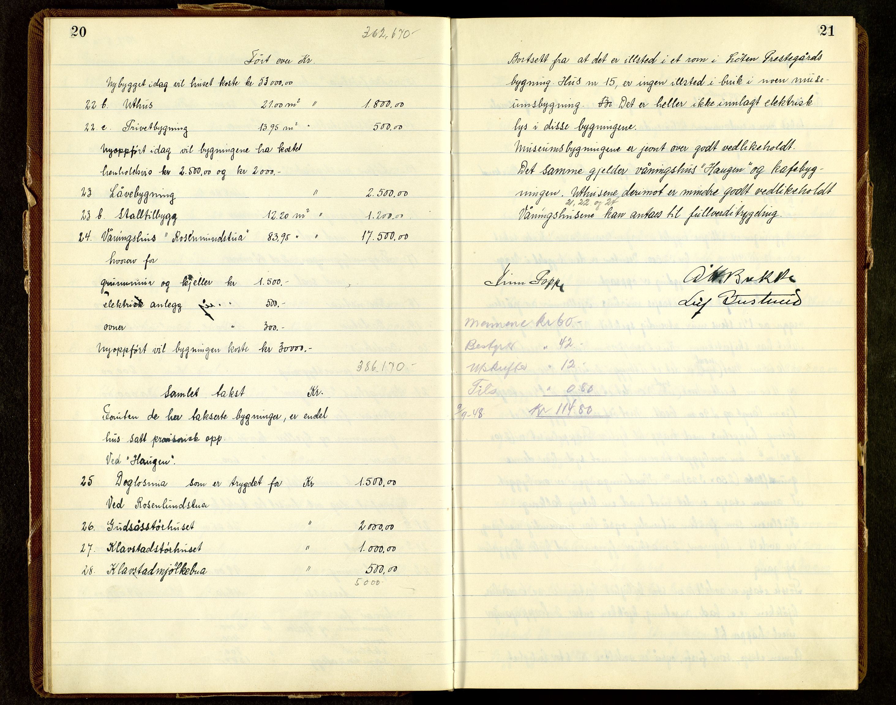 Norges Brannkasse, Hamar, AV/SAH-NBRANH-006/F/Fa/L0013: Branntakstprotokoll, 1948-1951, p. 20-21