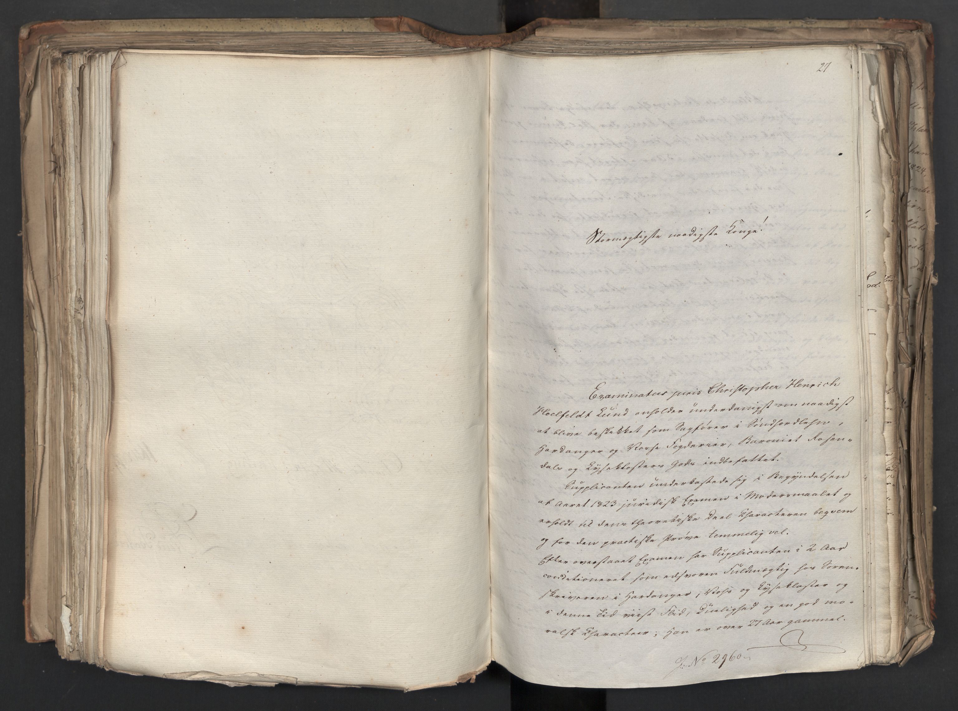 Statsrådsavdelingen i Stockholm, AV/RA-S-1003/D/Da/L0044: Regjeringsinnstillinger nr. 2846-3066, 1825, p. 324