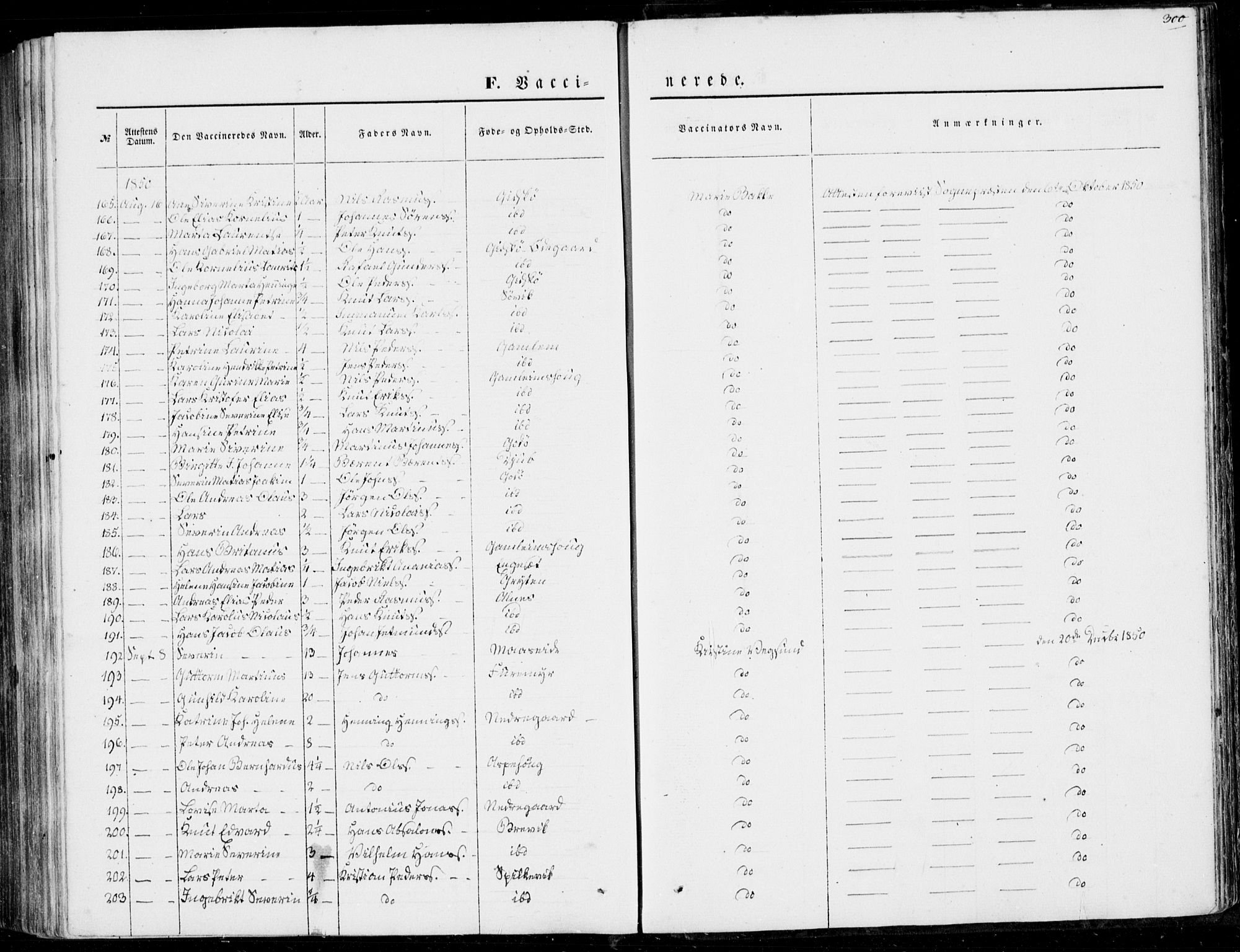 Ministerialprotokoller, klokkerbøker og fødselsregistre - Møre og Romsdal, AV/SAT-A-1454/528/L0397: Parish register (official) no. 528A08, 1848-1858, p. 300