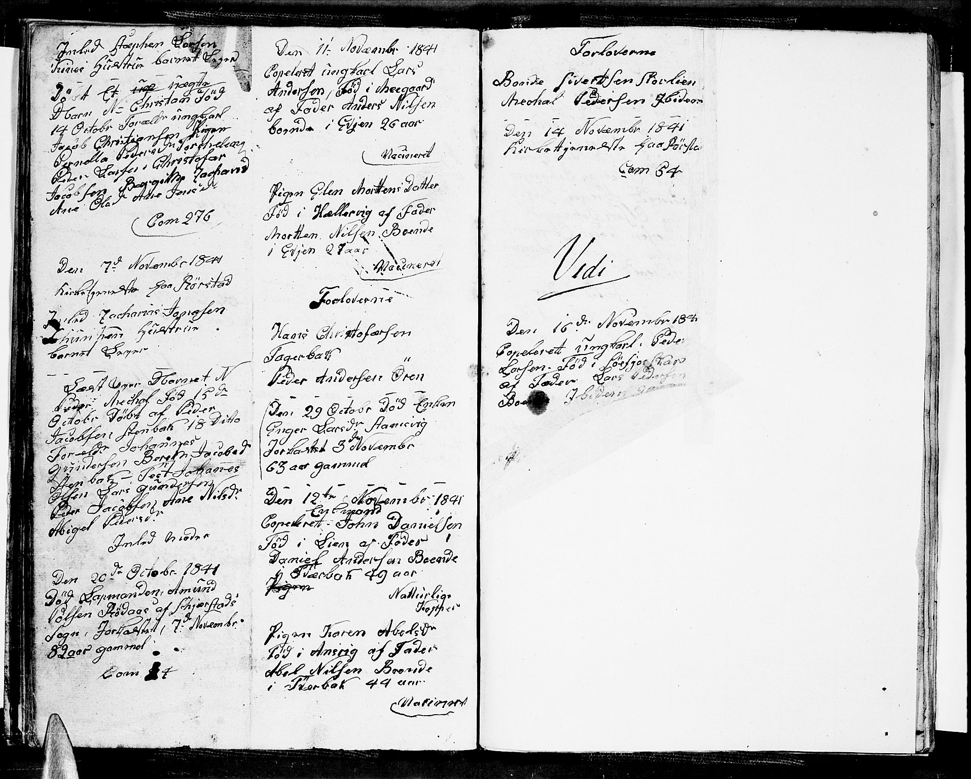 Ministerialprotokoller, klokkerbøker og fødselsregistre - Nordland, SAT/A-1459/853/L0774: Parish register (copy) no. 853C02, 1836-1845