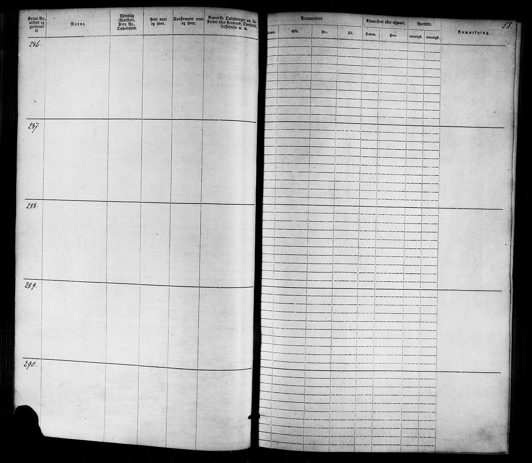 Farsund mønstringskrets, SAK/2031-0017/F/Fa/L0005: Annotasjonsrulle nr 1-1910 med register, Z-2, 1869-1877, p. 84