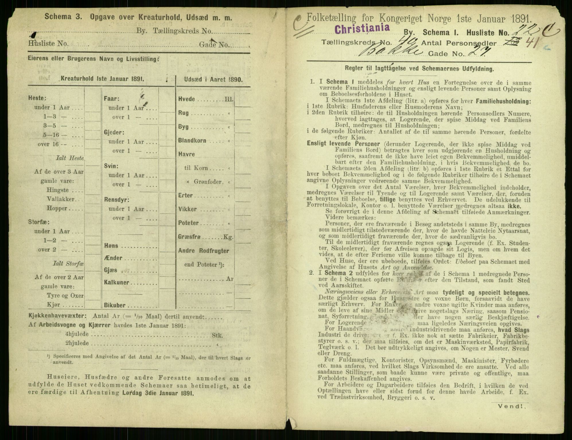 RA, 1891 census for 0301 Kristiania, 1891, p. 22794