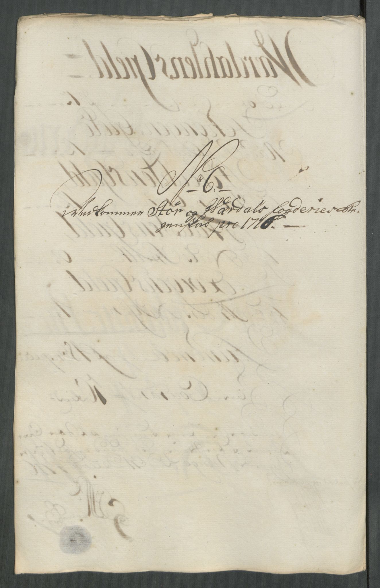 Rentekammeret inntil 1814, Reviderte regnskaper, Fogderegnskap, AV/RA-EA-4092/R62/L4206: Fogderegnskap Stjørdal og Verdal, 1716, p. 121