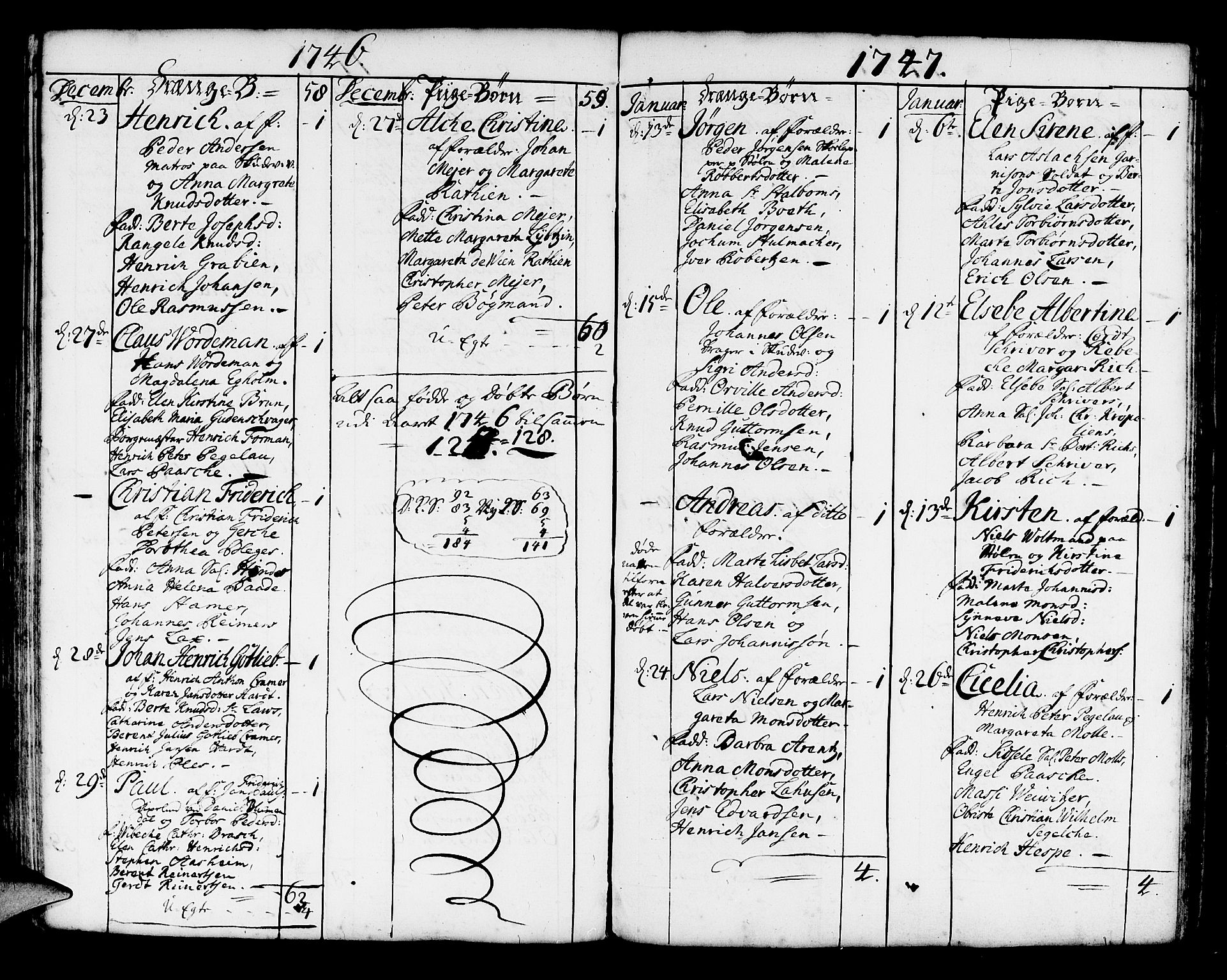 Korskirken sokneprestembete, AV/SAB-A-76101/H/Haa/L0004: Parish register (official) no. A 4, 1720-1750, p. 271