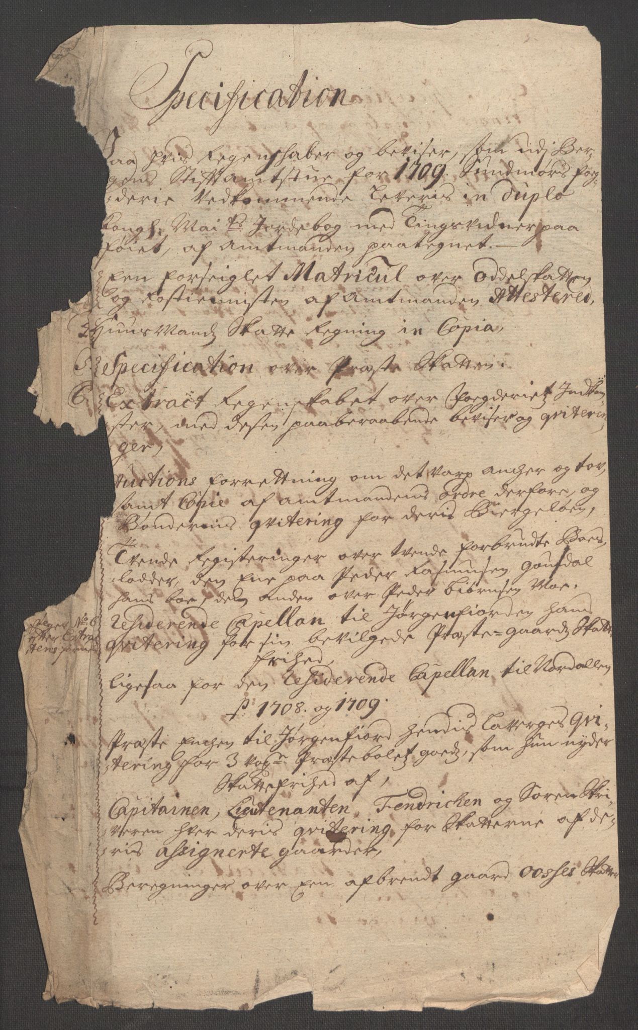 Rentekammeret inntil 1814, Reviderte regnskaper, Fogderegnskap, AV/RA-EA-4092/R54/L3562: Fogderegnskap Sunnmøre, 1708-1709, p. 252