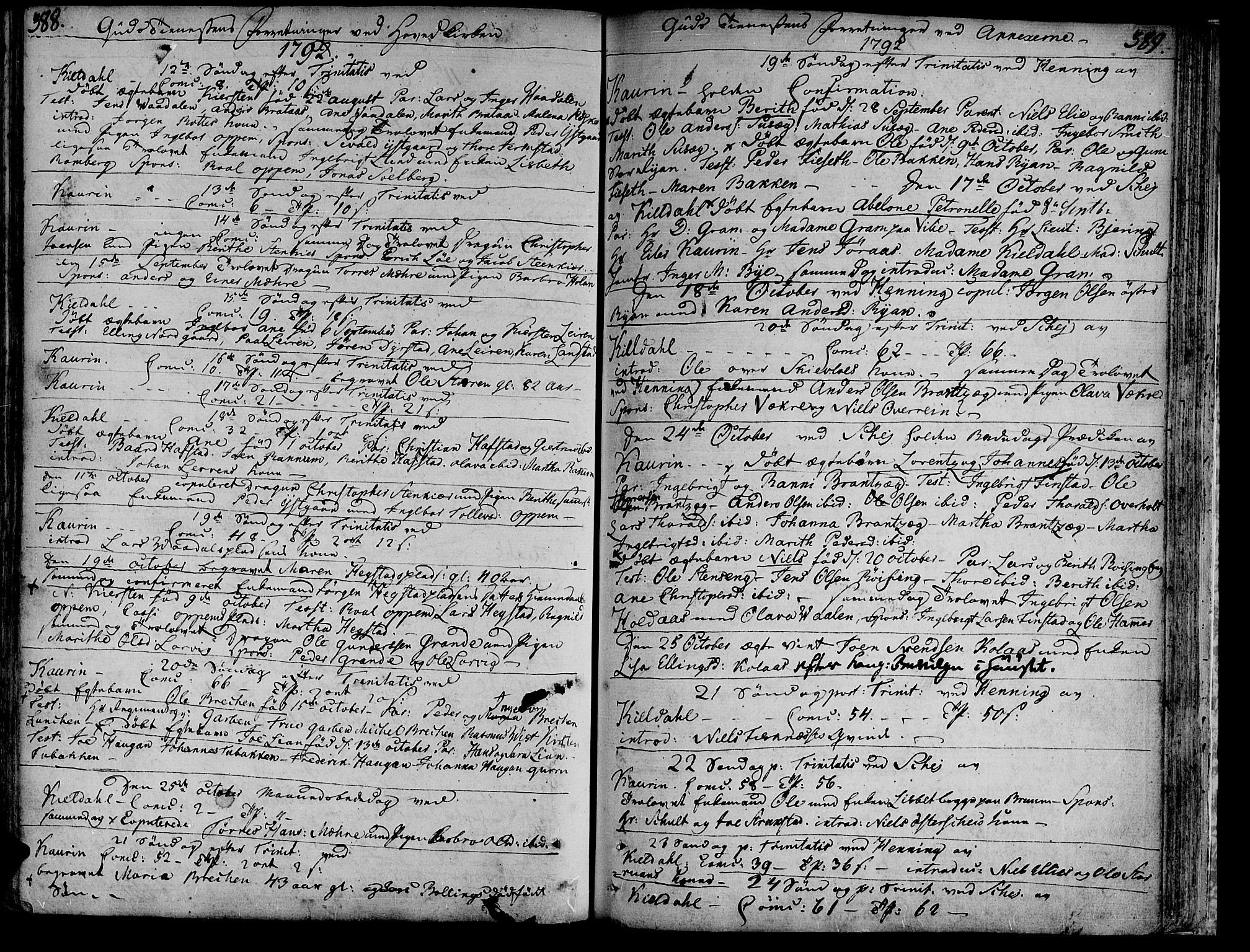 Ministerialprotokoller, klokkerbøker og fødselsregistre - Nord-Trøndelag, SAT/A-1458/735/L0331: Parish register (official) no. 735A02, 1762-1794, p. 388-389