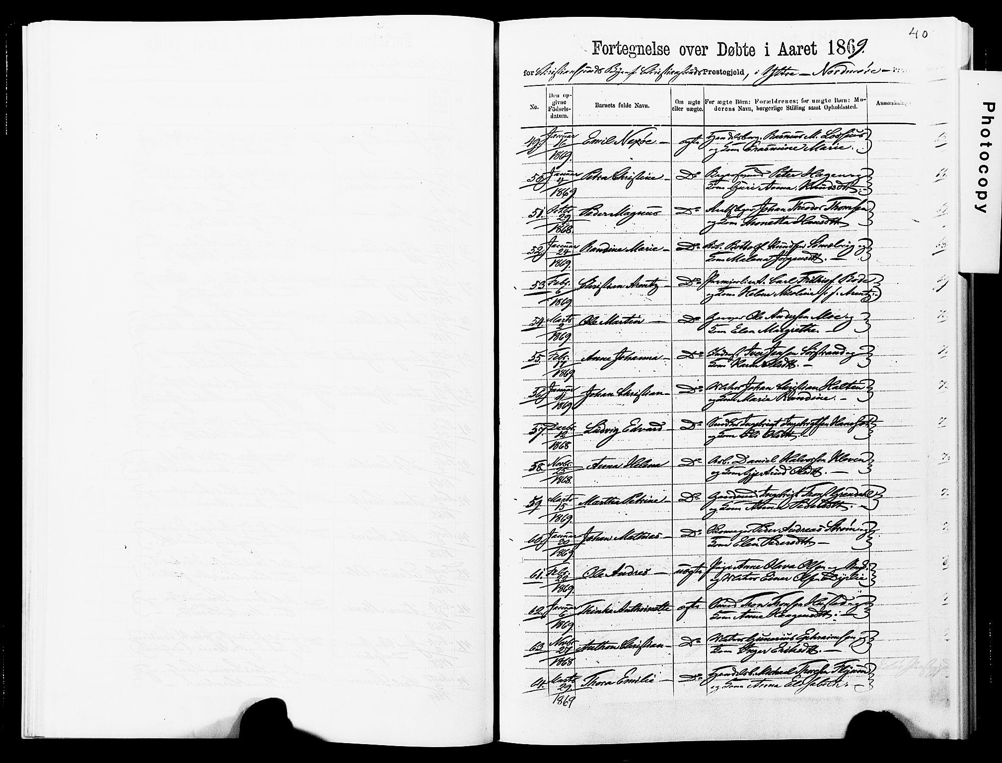 Ministerialprotokoller, klokkerbøker og fødselsregistre - Møre og Romsdal, AV/SAT-A-1454/572/L0857: Parish register (official) no. 572D01, 1866-1872, p. 40