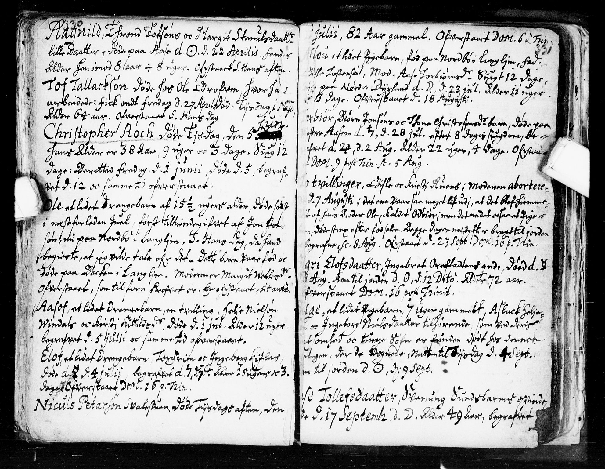 Seljord kirkebøker, AV/SAKO-A-20/F/Fa/L0002: Parish register (official) no. I 2, 1689-1713, p. 330-331