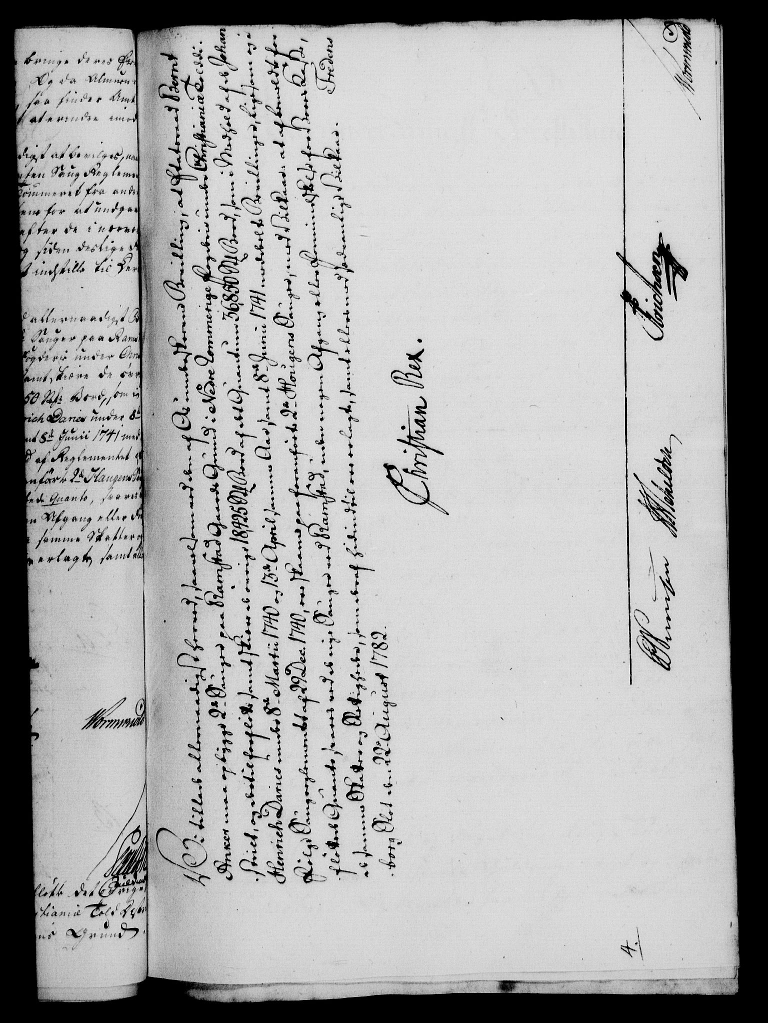Rentekammeret, Kammerkanselliet, RA/EA-3111/G/Gf/Gfa/L0064: Norsk relasjons- og resolusjonsprotokoll (merket RK 52.64), 1782, p. 422