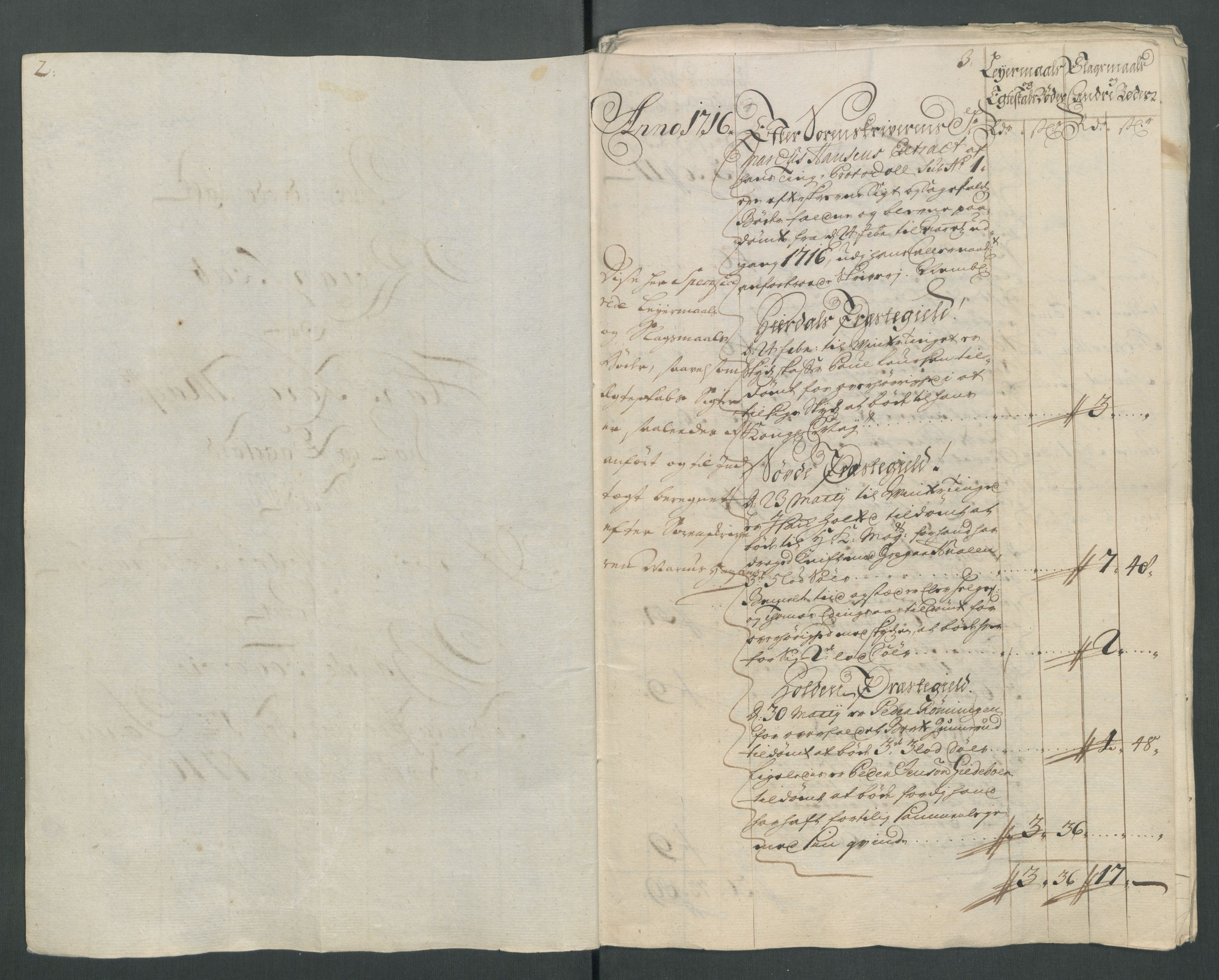 Rentekammeret inntil 1814, Reviderte regnskaper, Fogderegnskap, RA/EA-4092/R36/L2128: Fogderegnskap Øvre og Nedre Telemark og Bamble, 1716, p. 212