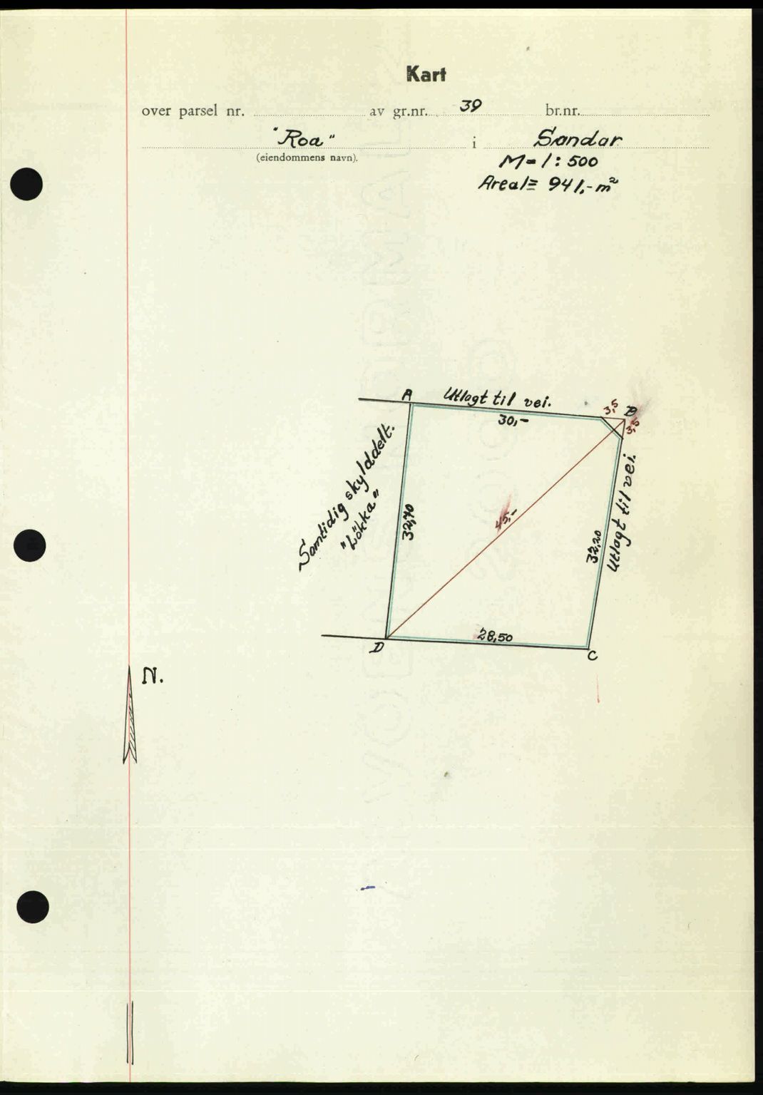 Sandar sorenskriveri, SAKO/A-86/G/Ga/Gaa/L0020: Mortgage book no. A-20, 1949-1950, Diary no: : 122/1950