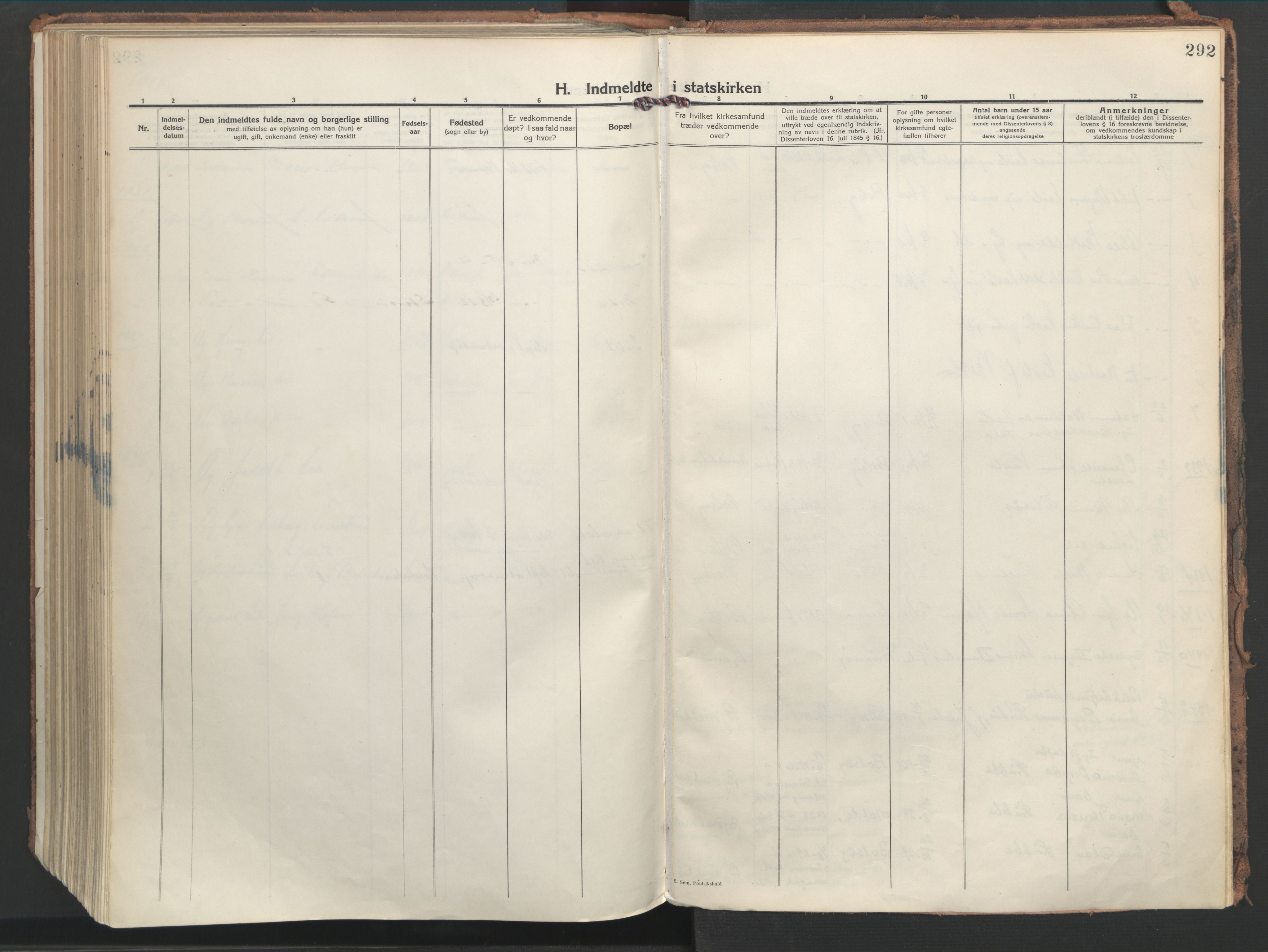 Ministerialprotokoller, klokkerbøker og fødselsregistre - Møre og Romsdal, AV/SAT-A-1454/555/L0659: Parish register (official) no. 555A10, 1917-1971, p. 292