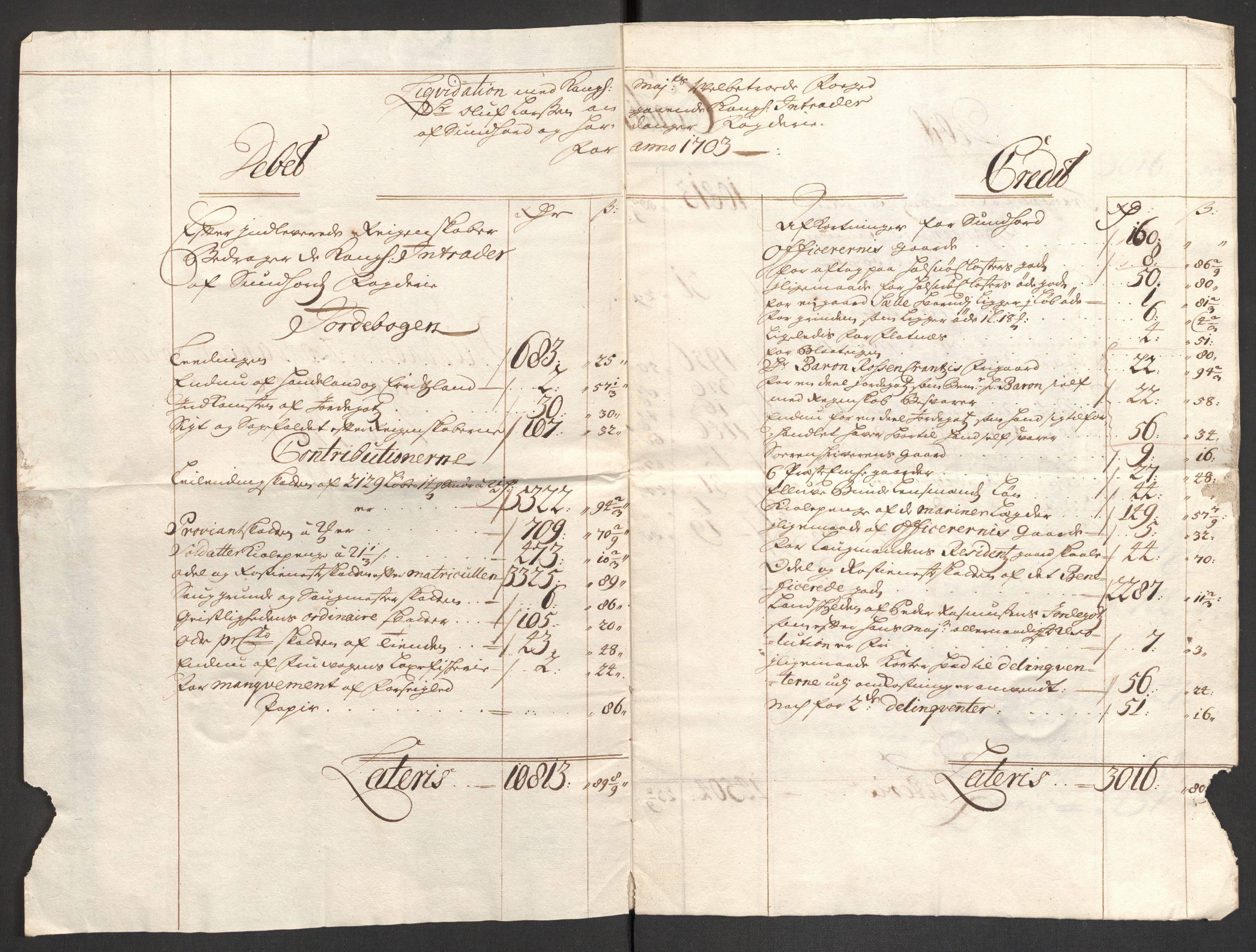 Rentekammeret inntil 1814, Reviderte regnskaper, Fogderegnskap, AV/RA-EA-4092/R48/L2981: Fogderegnskap Sunnhordland og Hardanger, 1703, p. 12