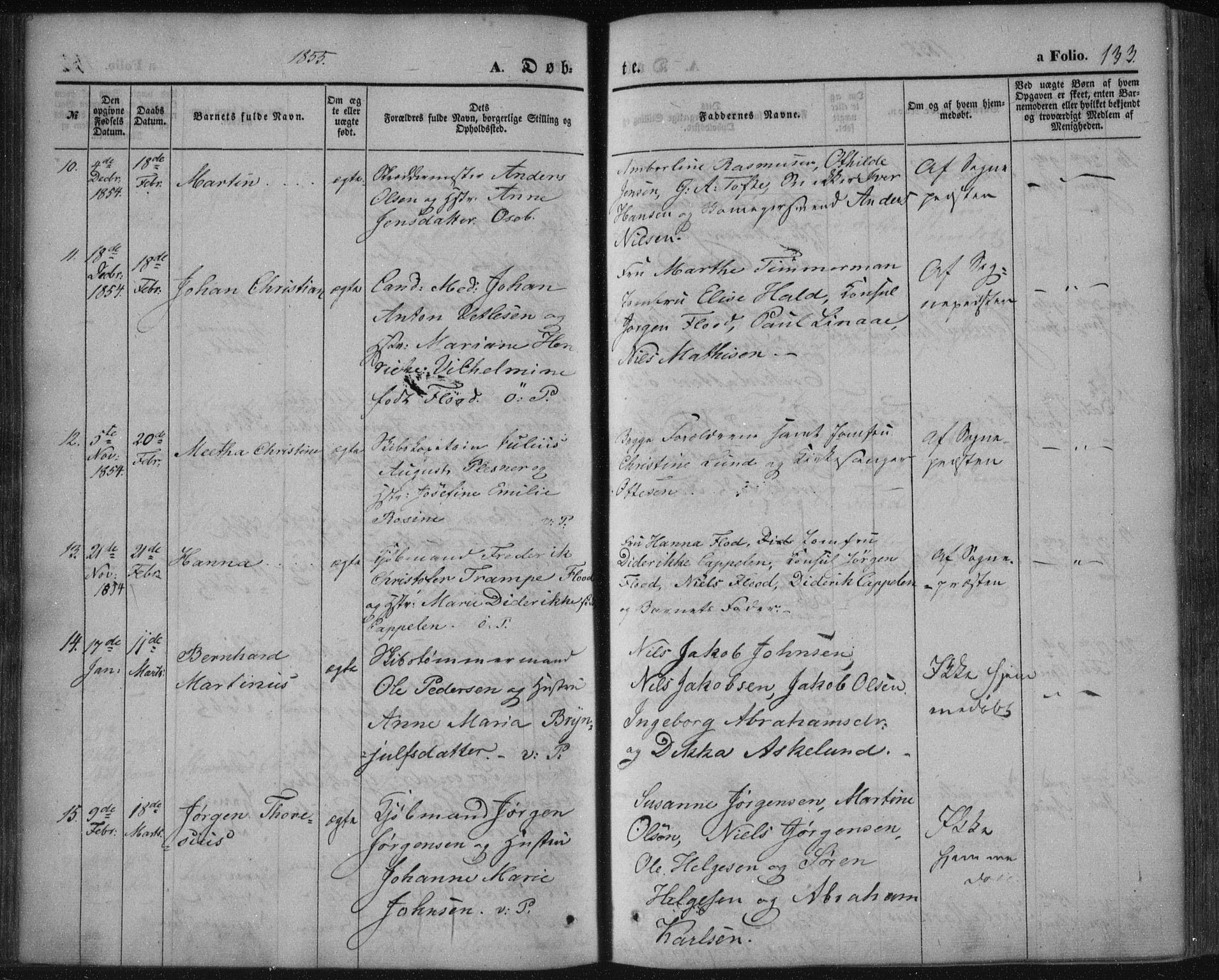 Porsgrunn kirkebøker , SAKO/A-104/F/Fa/L0006: Parish register (official) no. 6, 1841-1857, p. 133