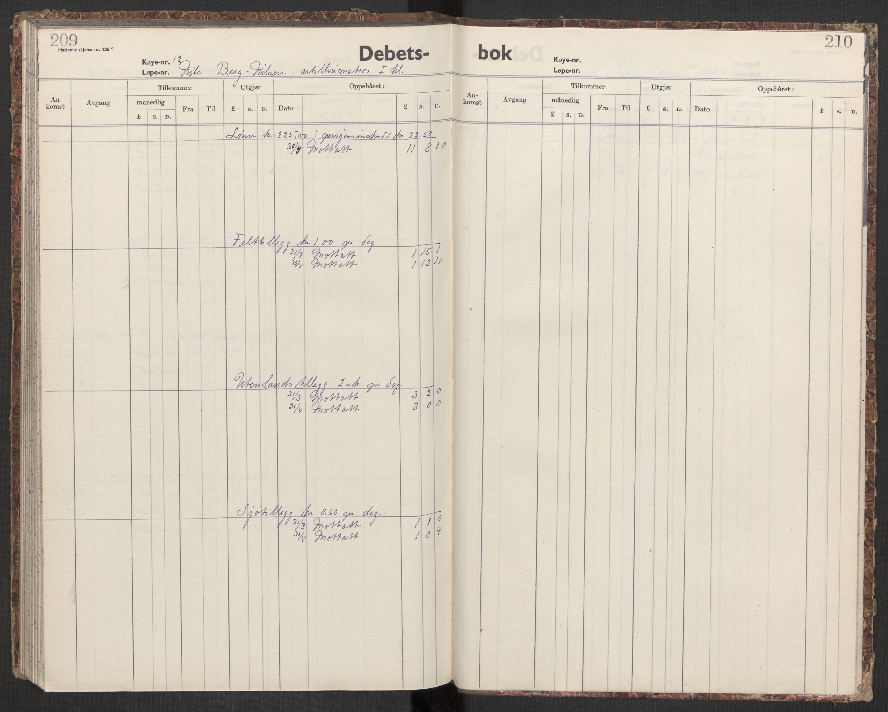 Forsvaret, Sjøforsvarets overkommando, RA/RAFA-2035/D/Dc/L0194: --, 1941-1944, p. 523