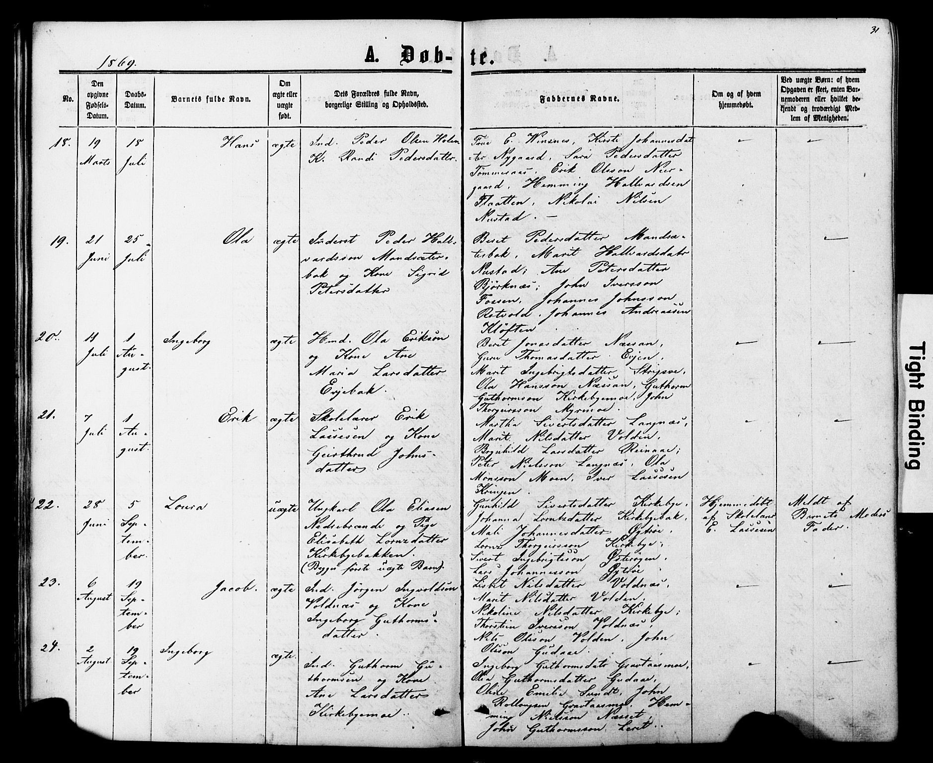 Ministerialprotokoller, klokkerbøker og fødselsregistre - Nord-Trøndelag, AV/SAT-A-1458/706/L0049: Parish register (copy) no. 706C01, 1864-1895, p. 31