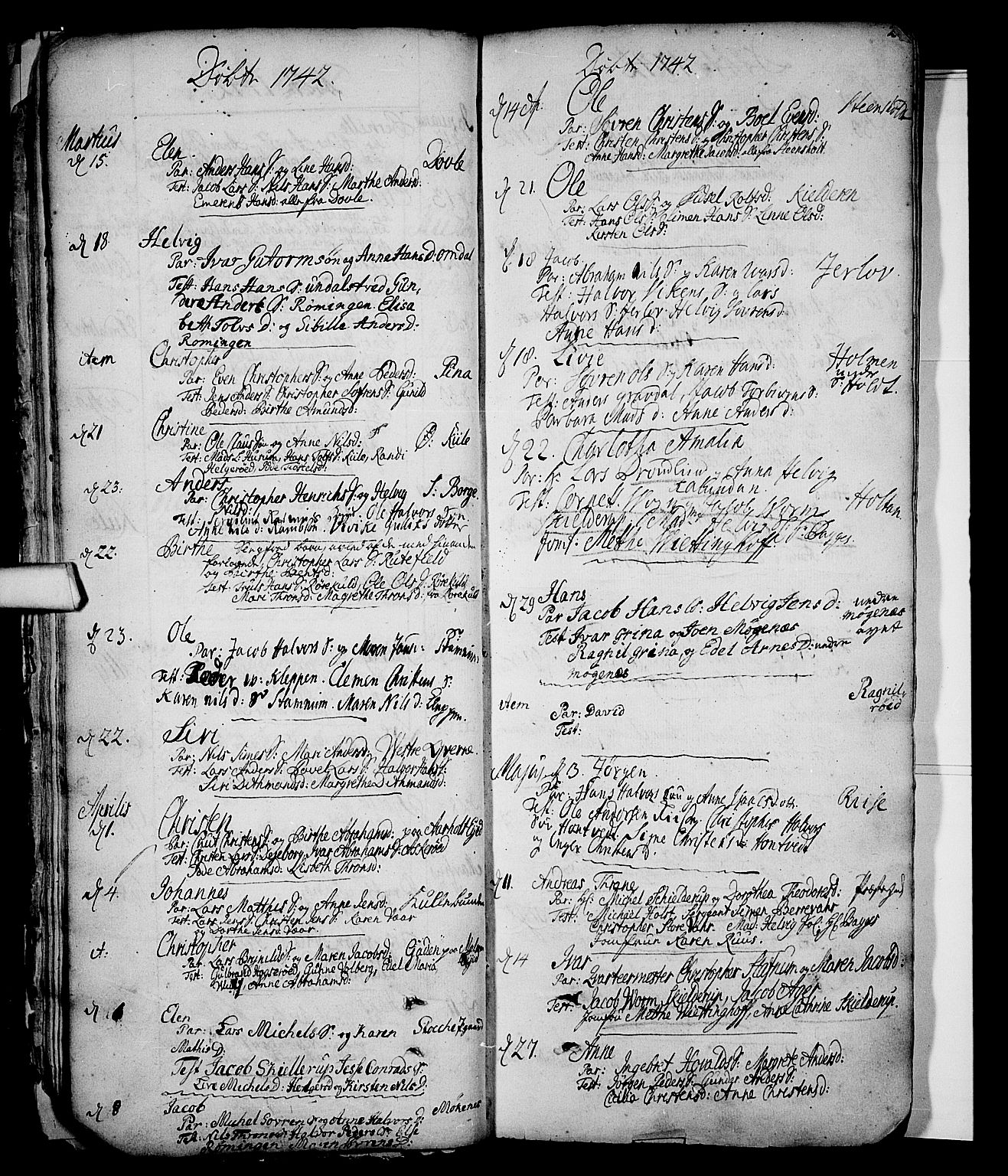 Stokke kirkebøker, SAKO/A-320/F/Fa/L0002: Parish register (official) no. I 2, 1732-1770, p. 27