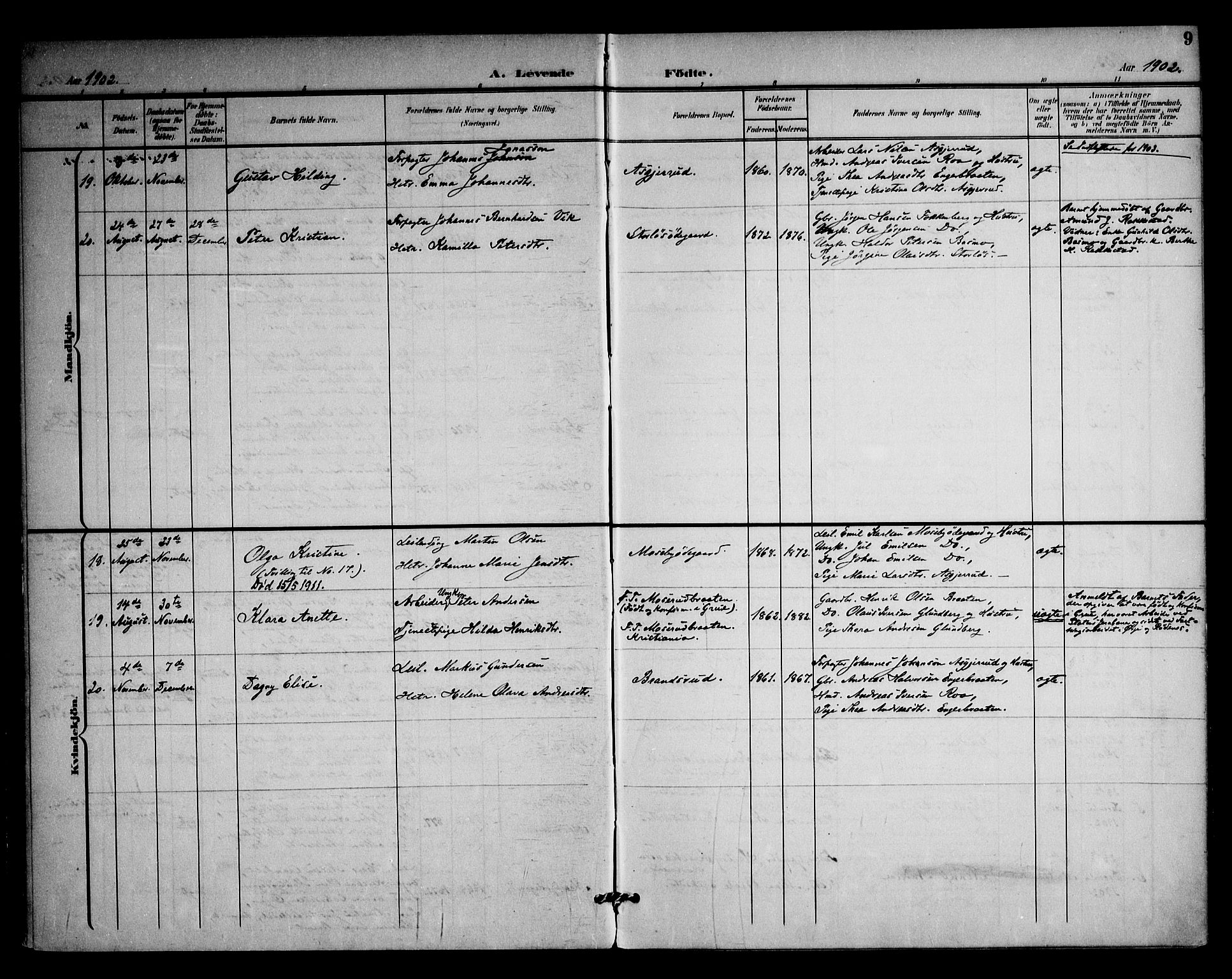 Rødenes prestekontor Kirkebøker, SAO/A-2005/F/Fa/L0011: Parish register (official) no. I 11, 1901-1910, p. 9
