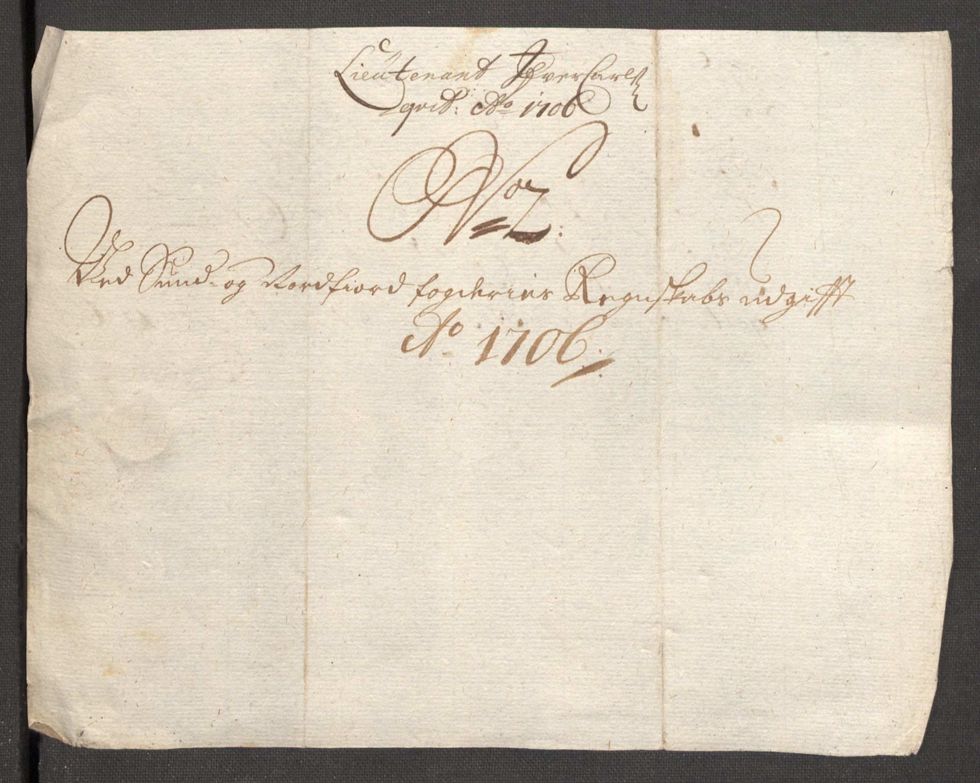 Rentekammeret inntil 1814, Reviderte regnskaper, Fogderegnskap, AV/RA-EA-4092/R53/L3430: Fogderegnskap Sunn- og Nordfjord, 1706-1707, p. 149