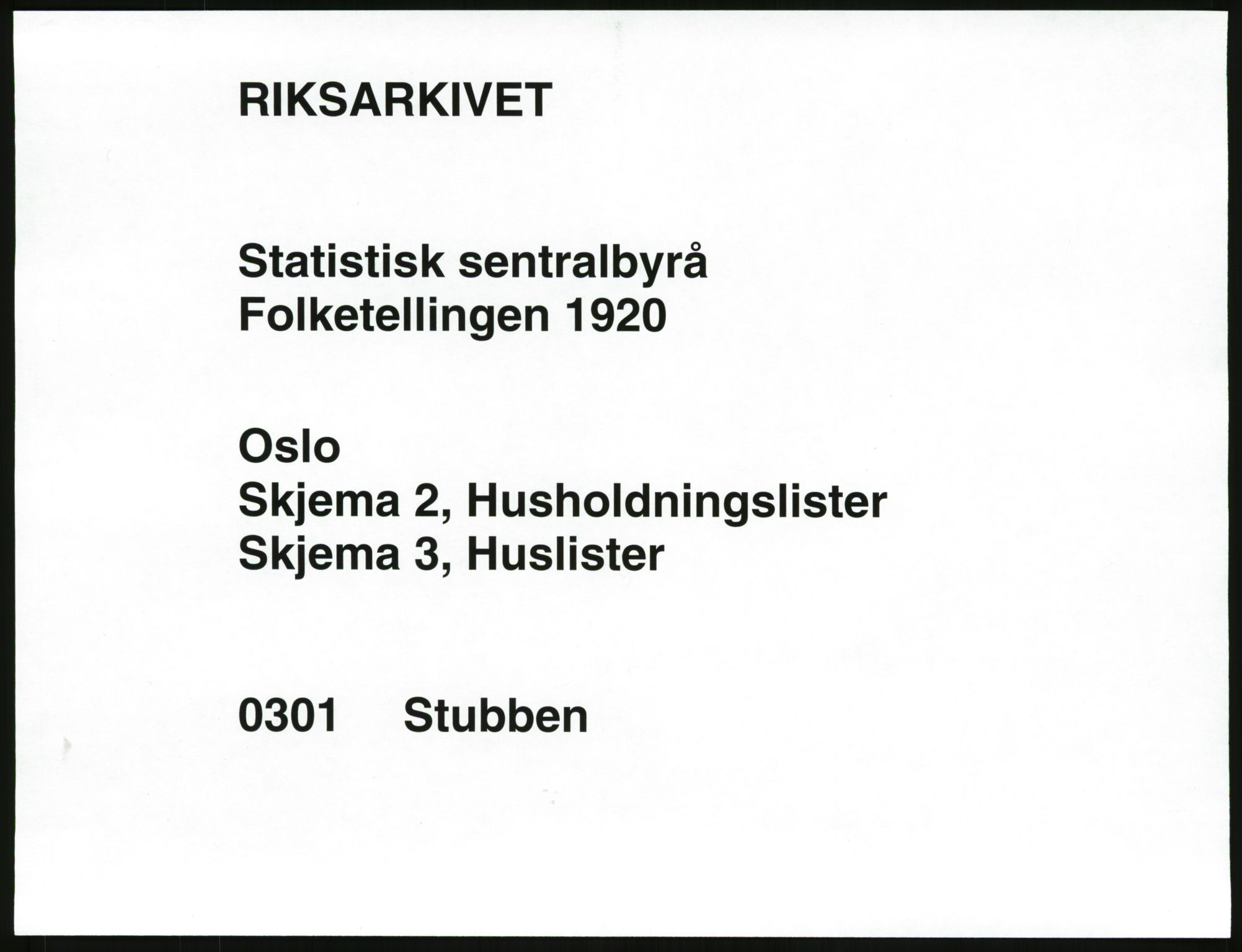 SAO, 1920 census for Kristiania, 1920, p. 106375