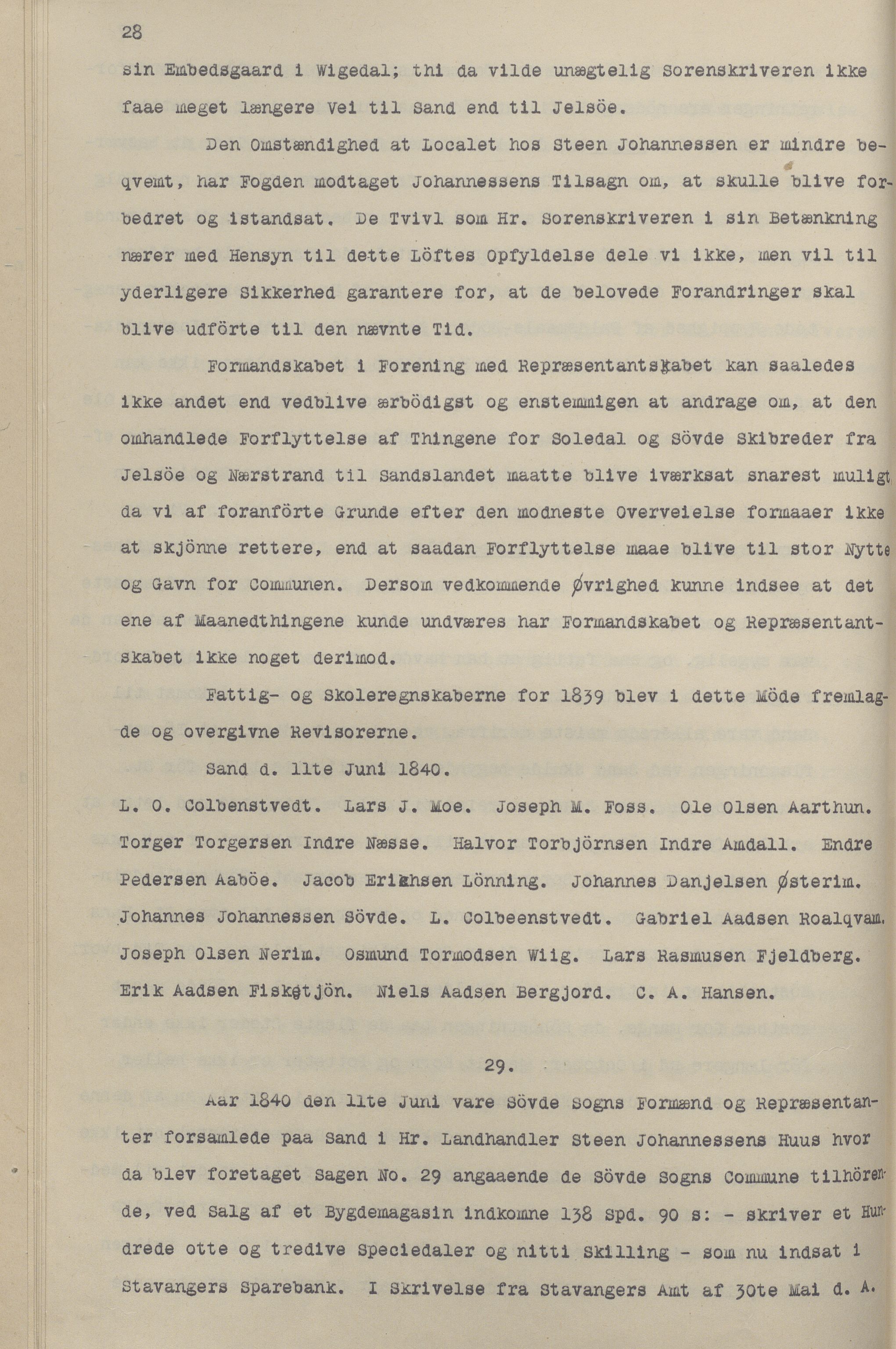 Sauda kommune - Formannskapet/sentraladministrasjonen, IKAR/K-100597/A/Aa/L0001: Møtebok, 1838-1888, p. 28