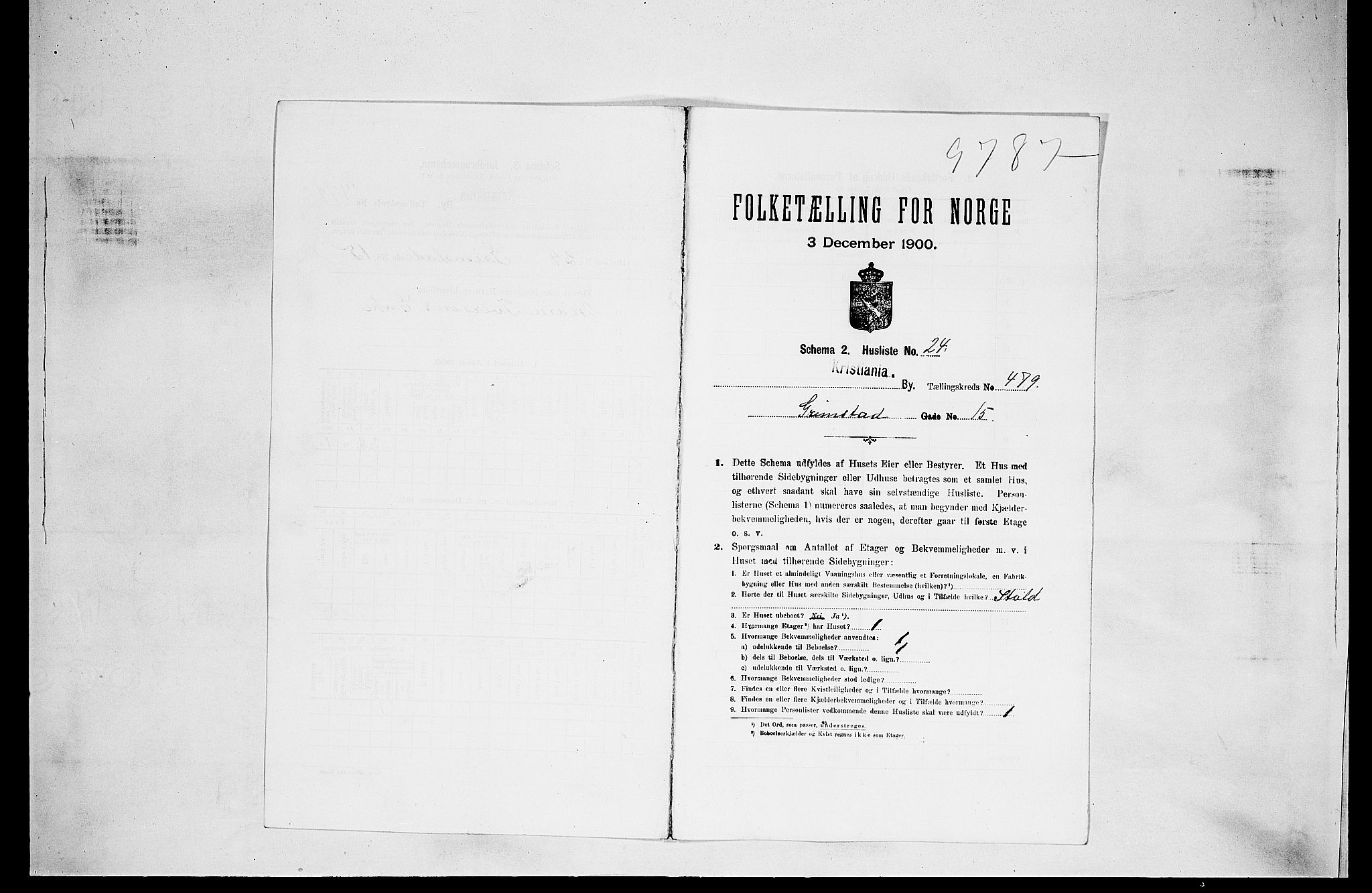 SAO, 1900 census for Kristiania, 1900, p. 28071