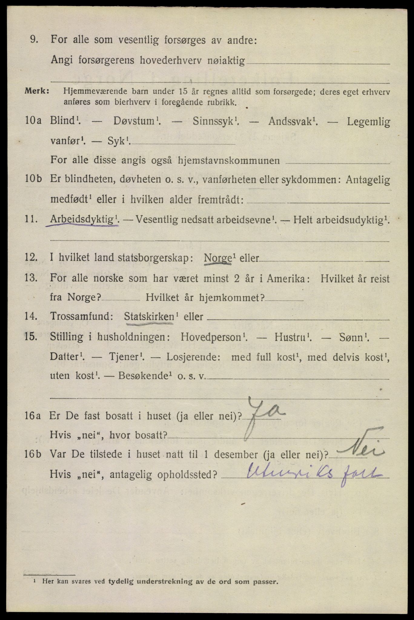 SAKO, 1920 census for Horten, 1920, p. 14638