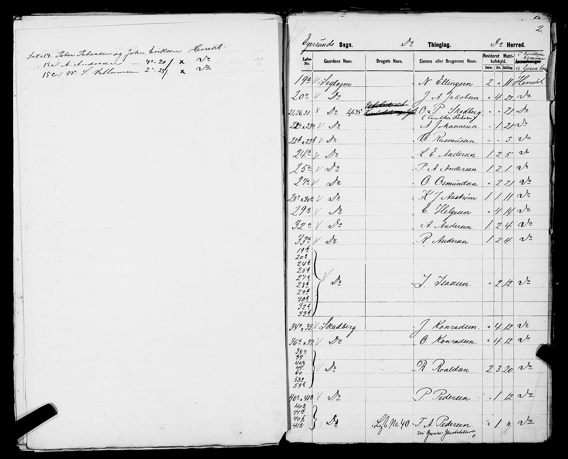 SAST, 1875 census for 1116L Eigersund/Eigersund og Ogna, 1875, p. 27