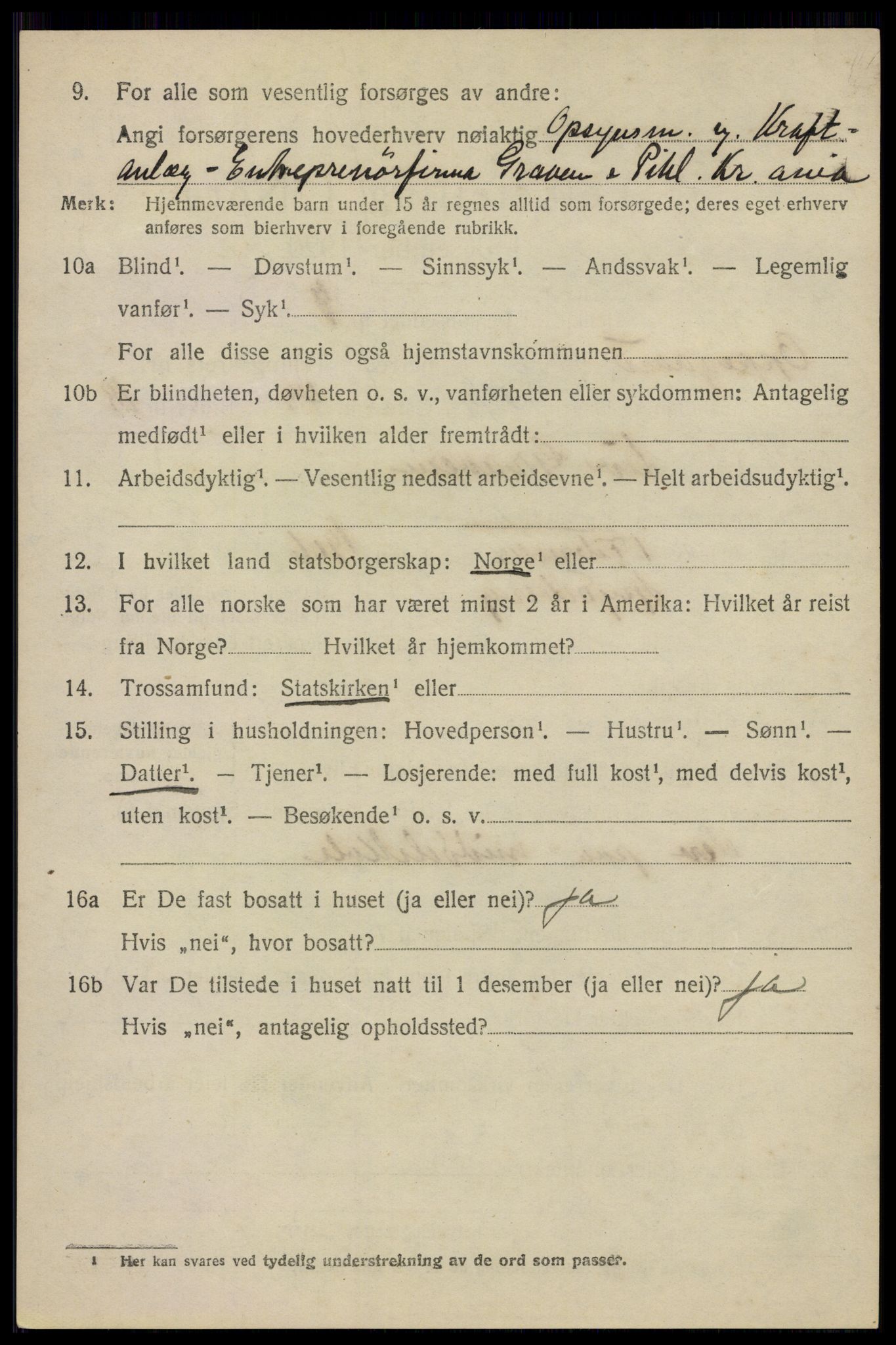 SAO, 1920 census for Oppegård, 1920, p. 4074