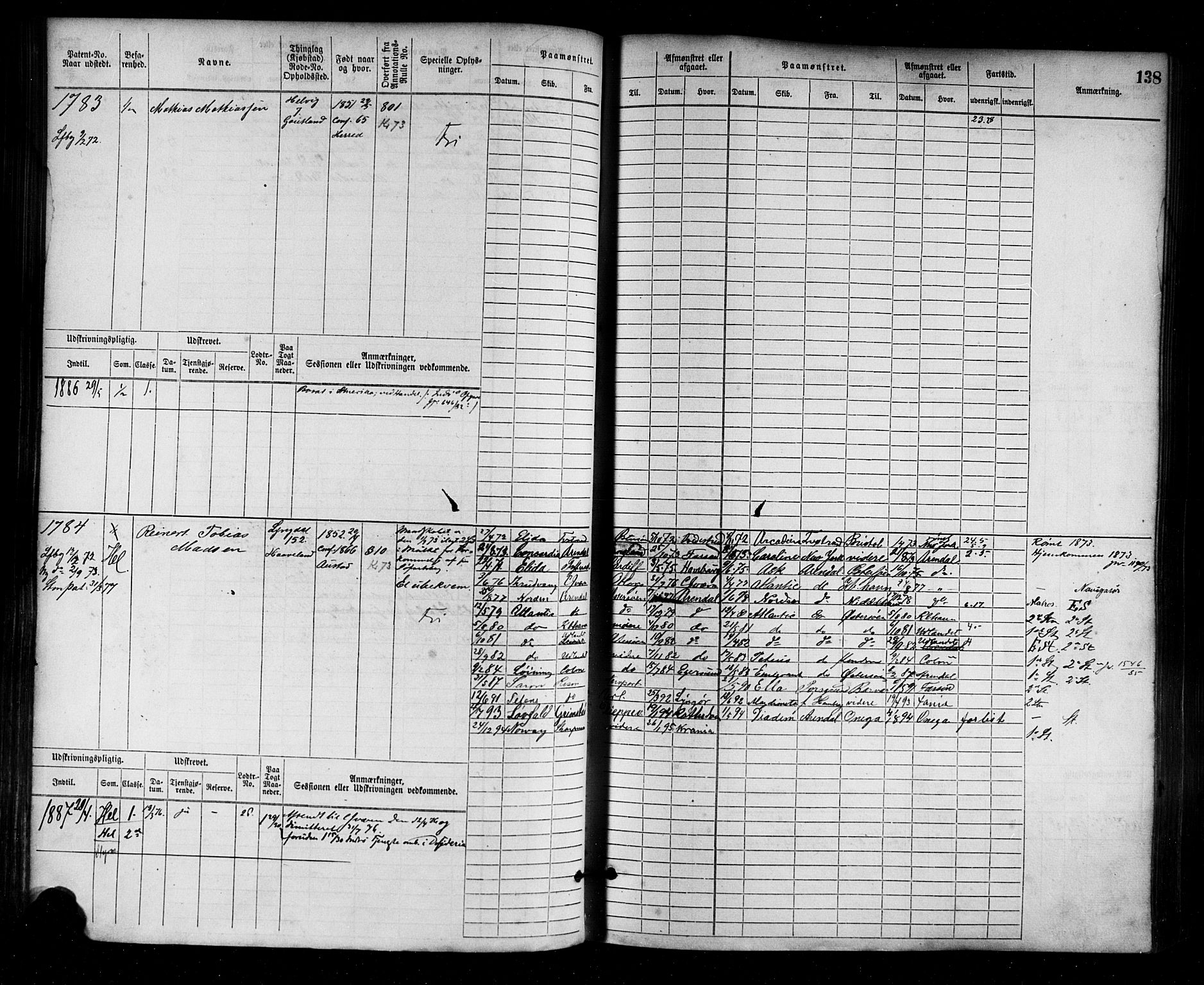 Farsund mønstringskrets, AV/SAK-2031-0017/F/Fb/L0003: Hovedrulle nr 1509-2274, M-6, 1868-1915, p. 144