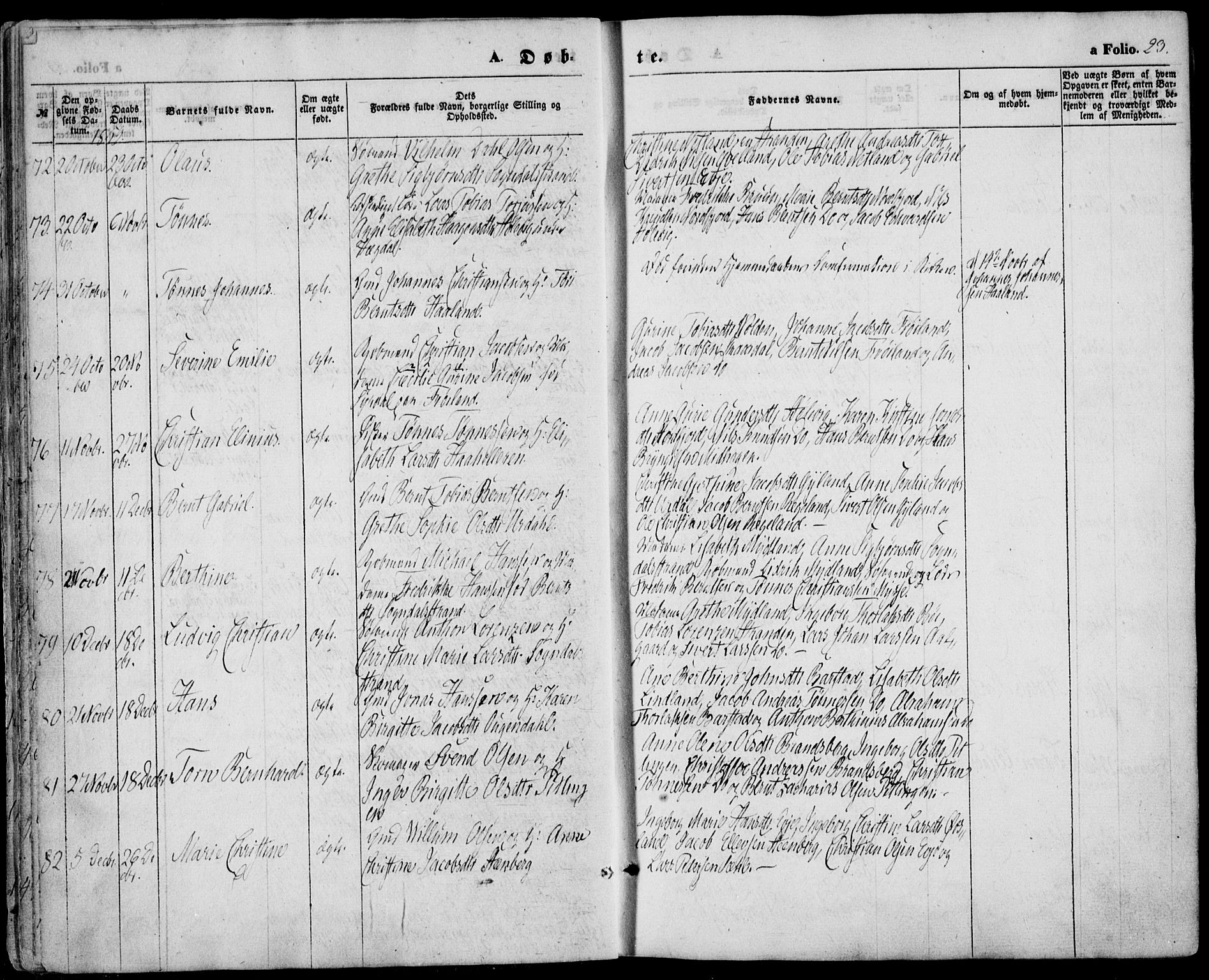 Sokndal sokneprestkontor, AV/SAST-A-101808: Parish register (official) no. A 9, 1857-1874, p. 23