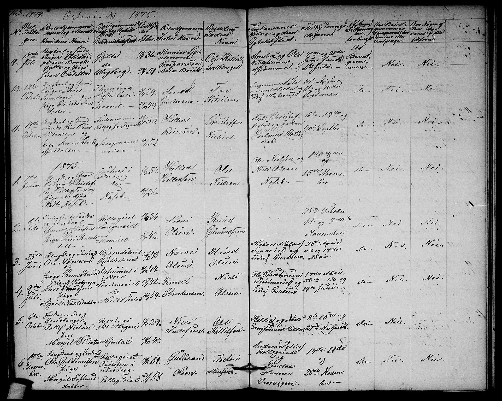Rollag kirkebøker, SAKO/A-240/G/Ga/L0003: Parish register (copy) no. I 3, 1856-1887, p. 163