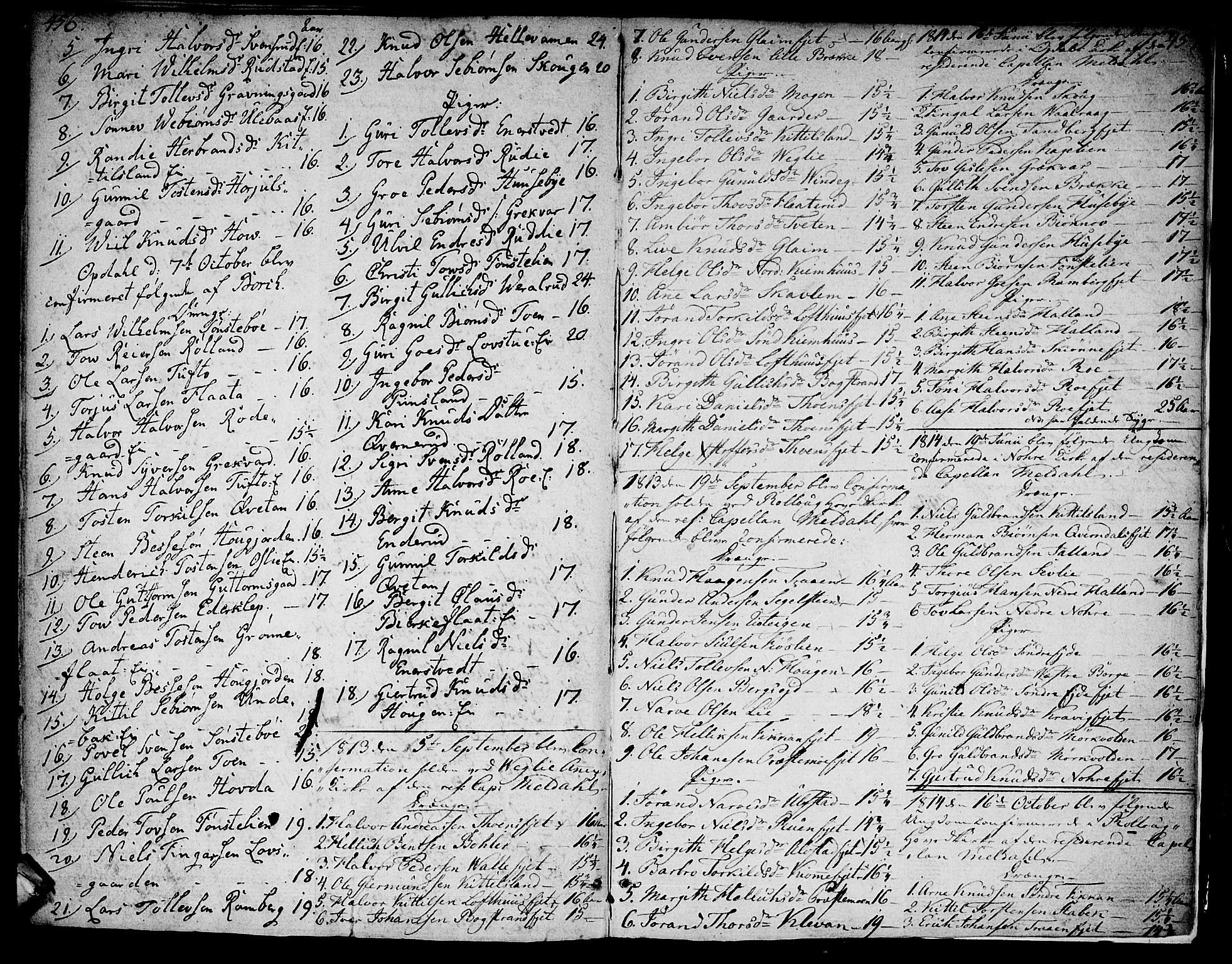 Rollag kirkebøker, SAKO/A-240/F/Fa/L0005: Parish register (official) no. I 5, 1792-1814, p. 456-457