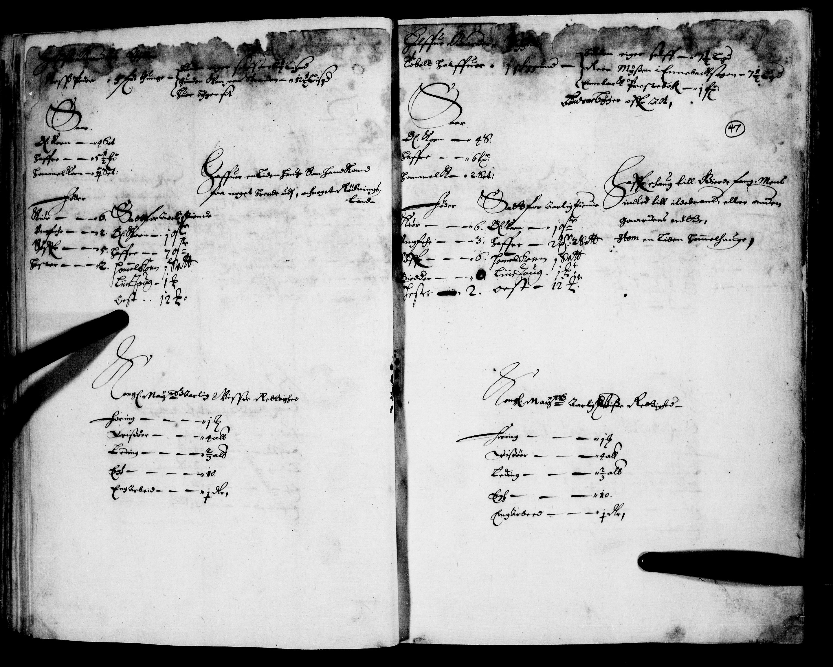 Rentekammeret inntil 1814, Realistisk ordnet avdeling, AV/RA-EA-4070/N/Nb/Nba/L0007: Nedre Romerike fogderi, 1. del, 1666, p. 46b-47a