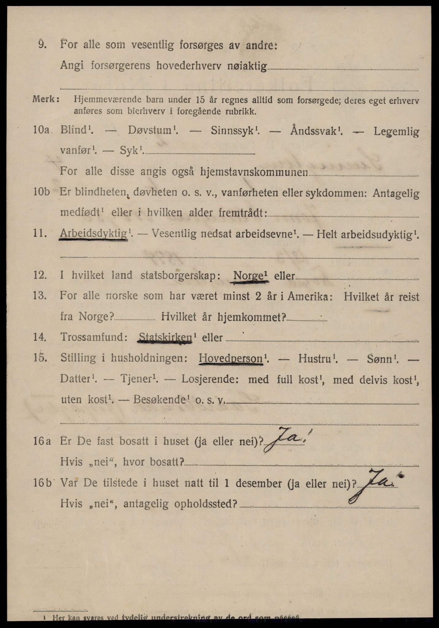 SAT, 1920 census for Sunnylven, 1920, p. 1893