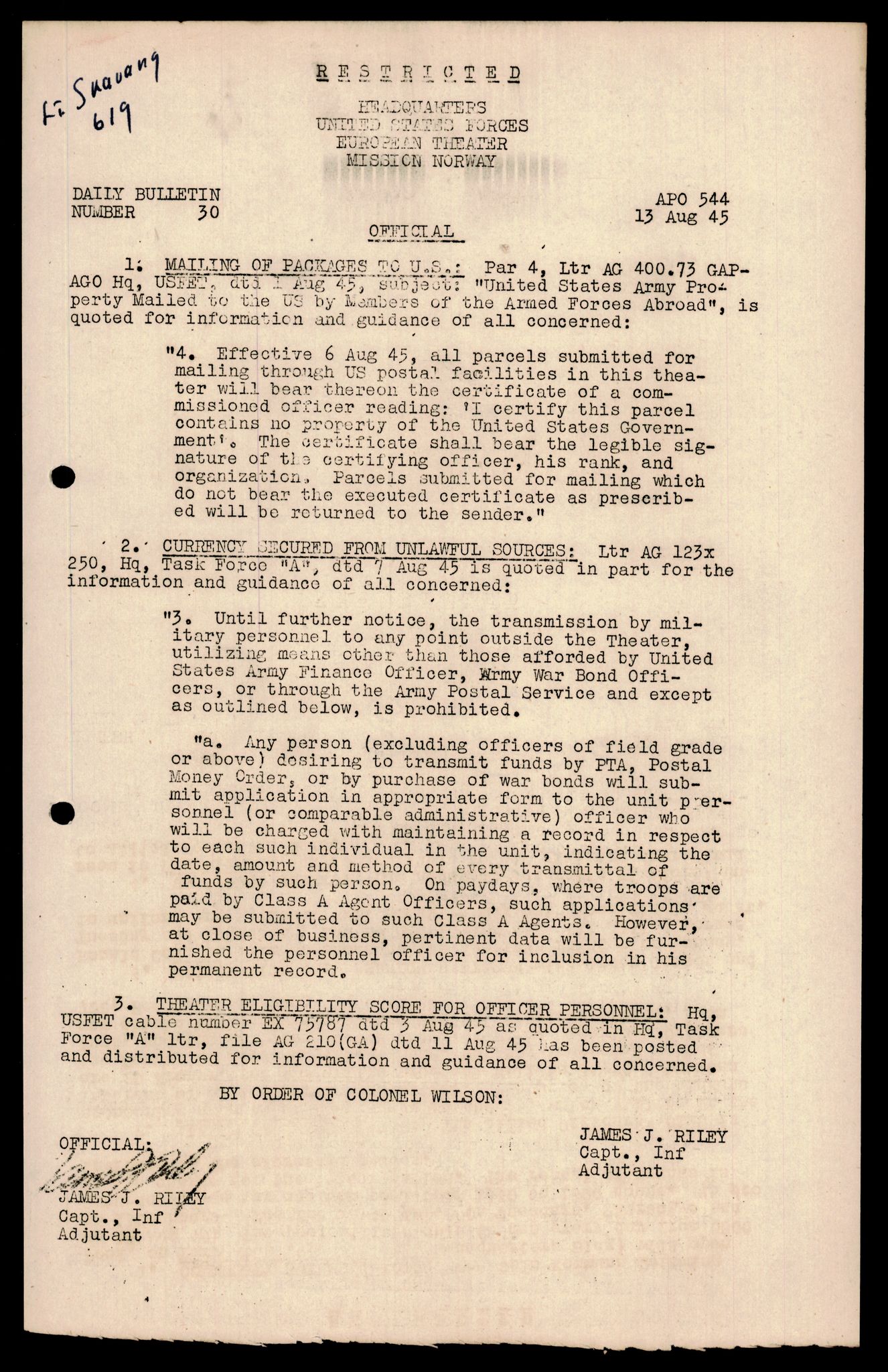 Forsvarets Overkommando. 2 kontor. Arkiv 11.4. Spredte tyske arkivsaker, AV/RA-RAFA-7031/D/Dar/Darc/L0015: FO.II, 1945-1946, p. 651