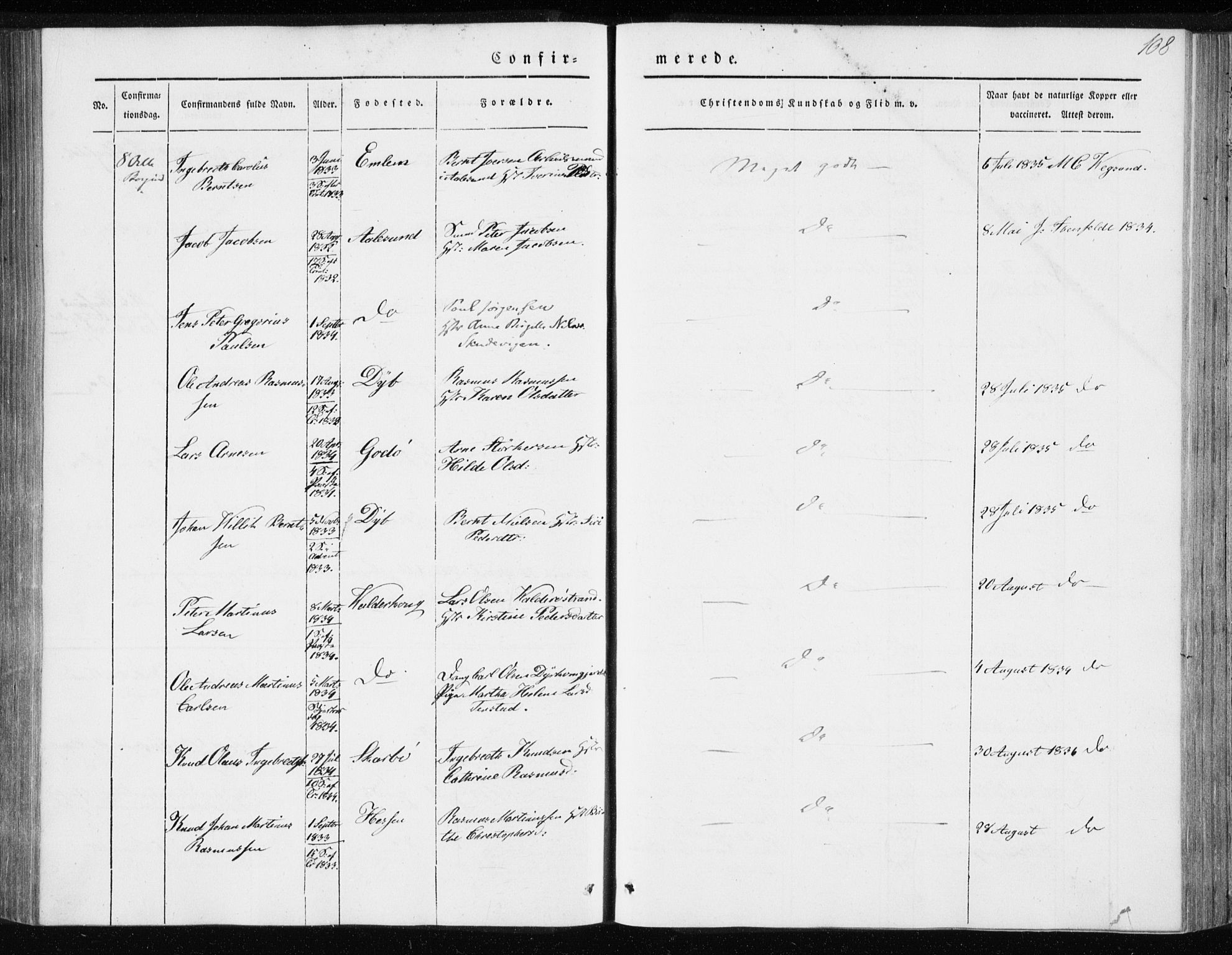 Ministerialprotokoller, klokkerbøker og fødselsregistre - Møre og Romsdal, AV/SAT-A-1454/528/L0415: Curate's parish register no. 528B03, 1843-1852, p. 108