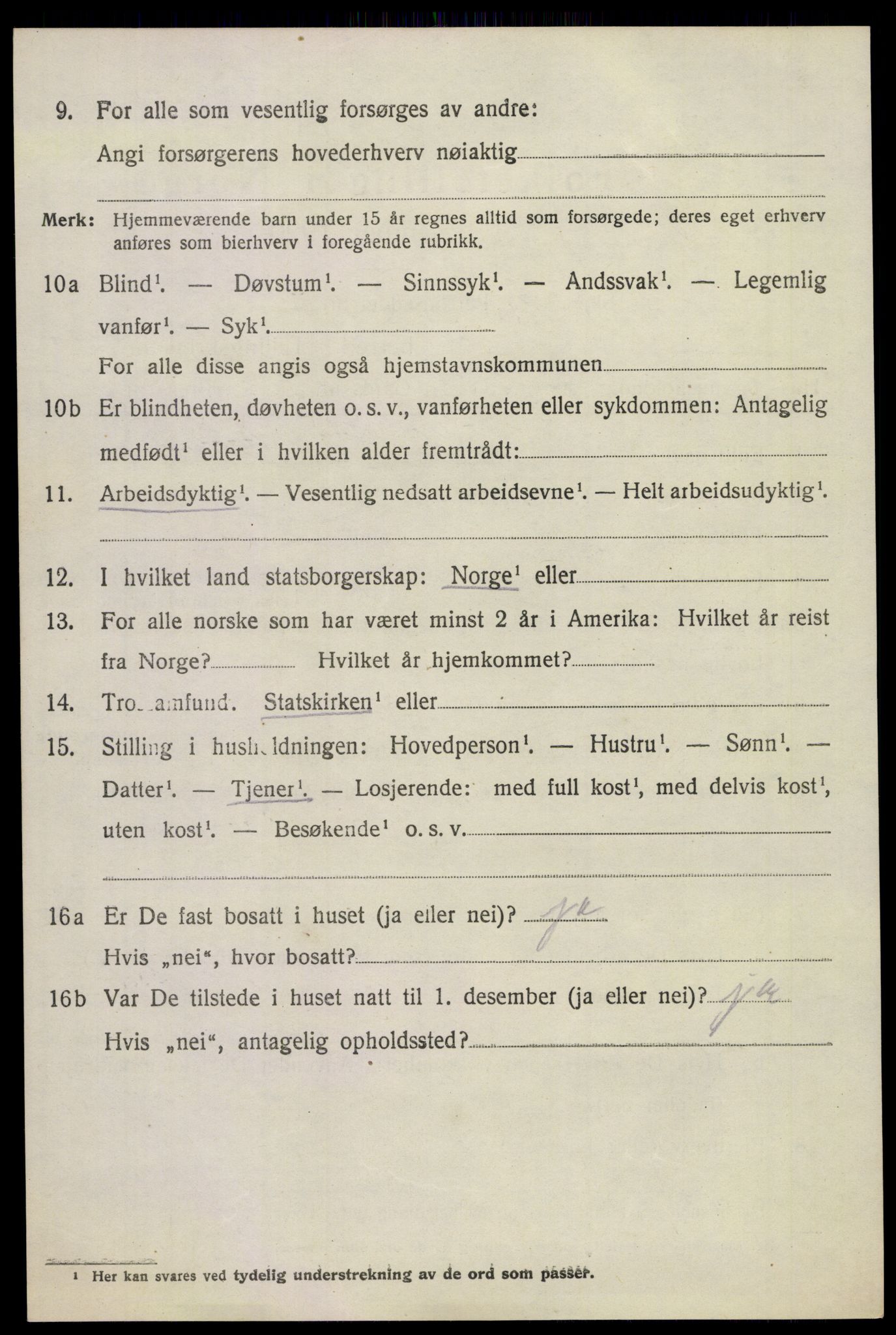 SAKO, 1920 census for Sande, 1920, p. 8071