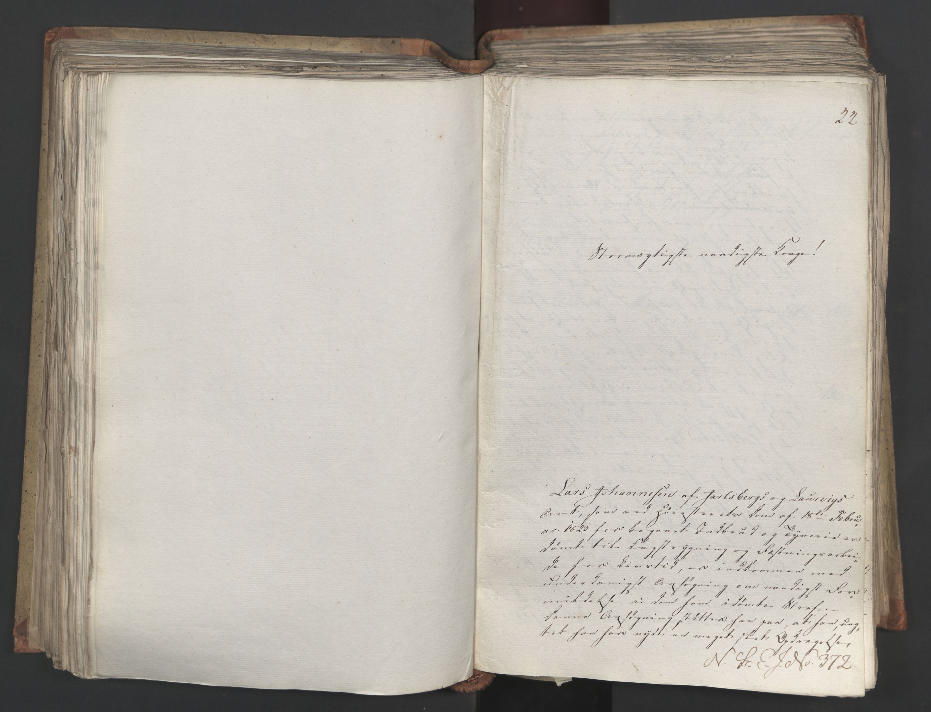 Statsrådsavdelingen i Stockholm, AV/RA-S-1003/D/Da/L0034: Regjeringsinnstillinger nr. 275-540, 1823, p. 287