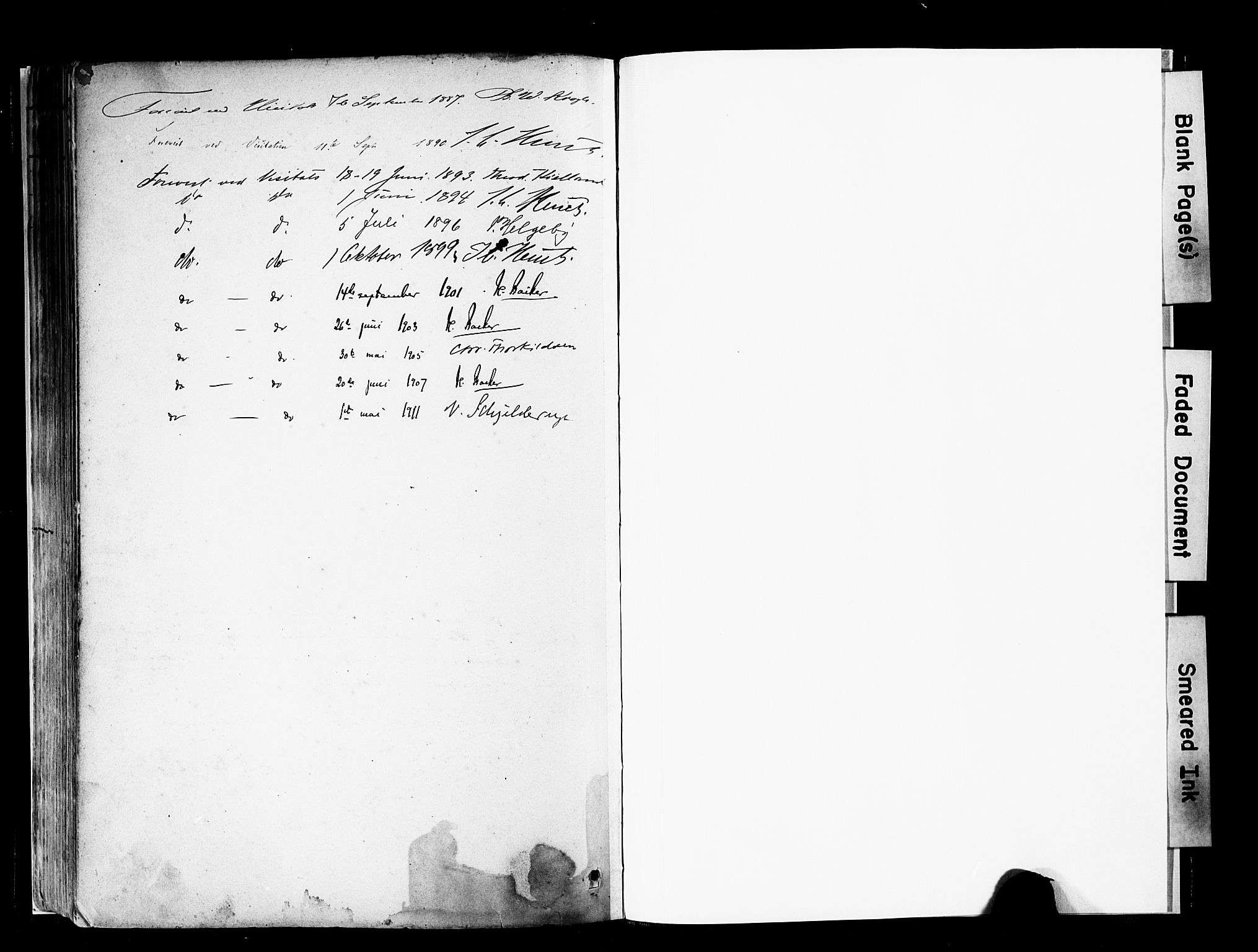 Sirdal sokneprestkontor, AV/SAK-1111-0036/F/Fa/Faa/L0001: Parish register (official) no. A 1, 1887-1910