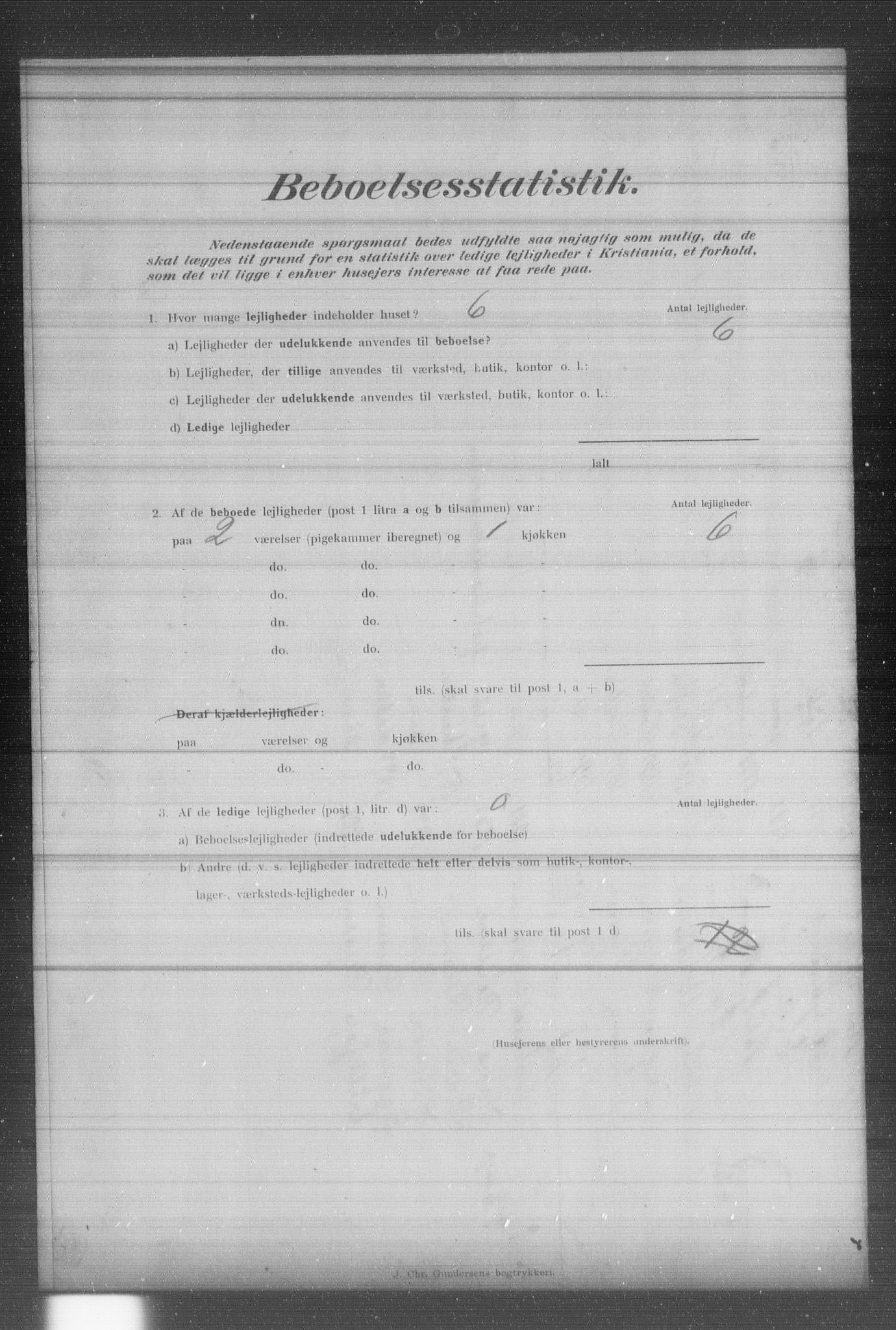 OBA, Municipal Census 1902 for Kristiania, 1902, p. 2662