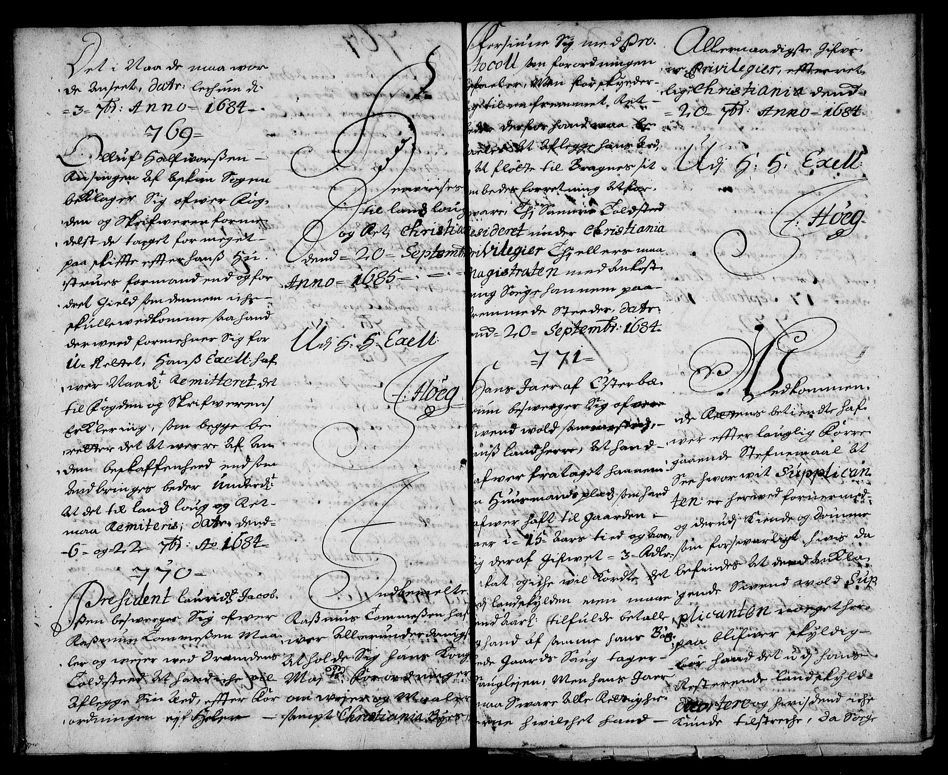 Stattholderembetet 1572-1771, AV/RA-EA-2870/Ae/L0001: Supplikasjons- og resolusjonsprotokoll, 1683-1684