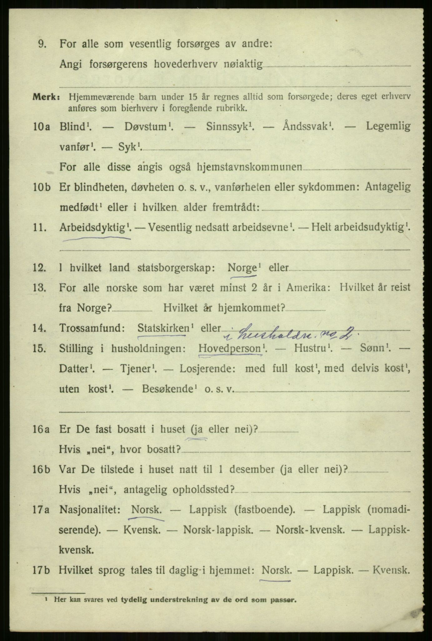 SATØ, 1920 census for Tromsøysund, 1920, p. 10929