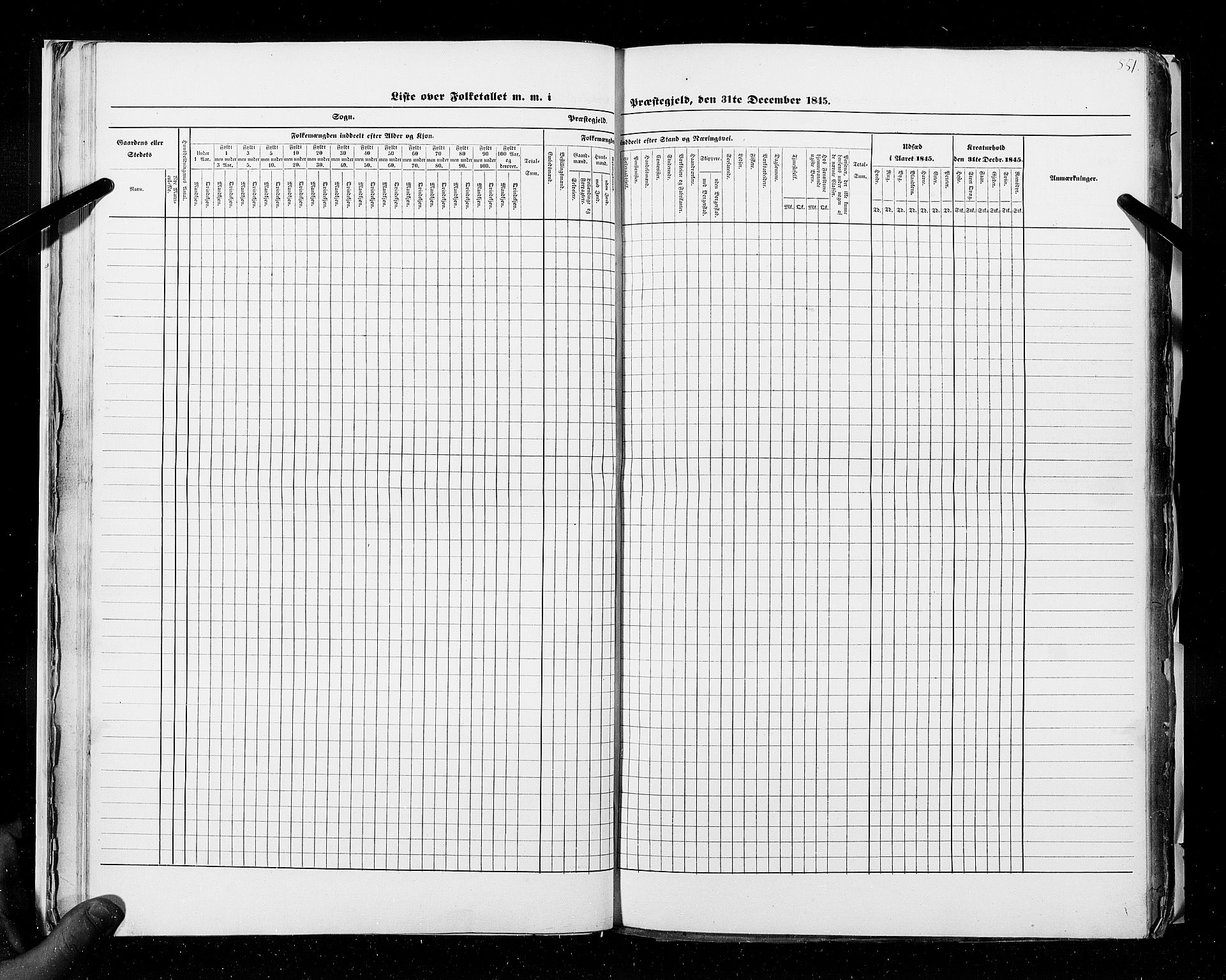 RA, Census 1845, vol. 9C: Finnmarken amt, 1845, p. 551