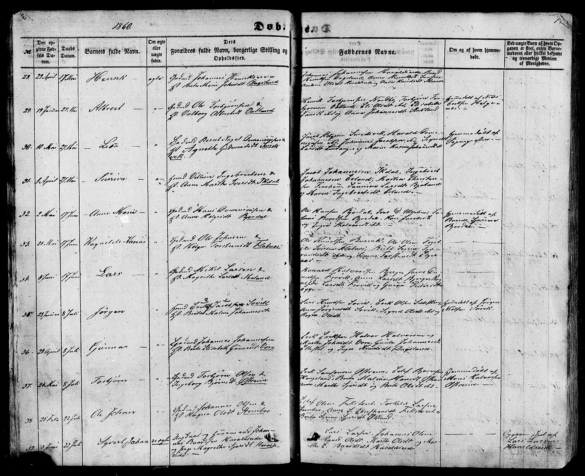 Skjold sokneprestkontor, AV/SAST-A-101847/H/Ha/Haa/L0008: Parish register (official) no. A 8, 1856-1882, p. 14