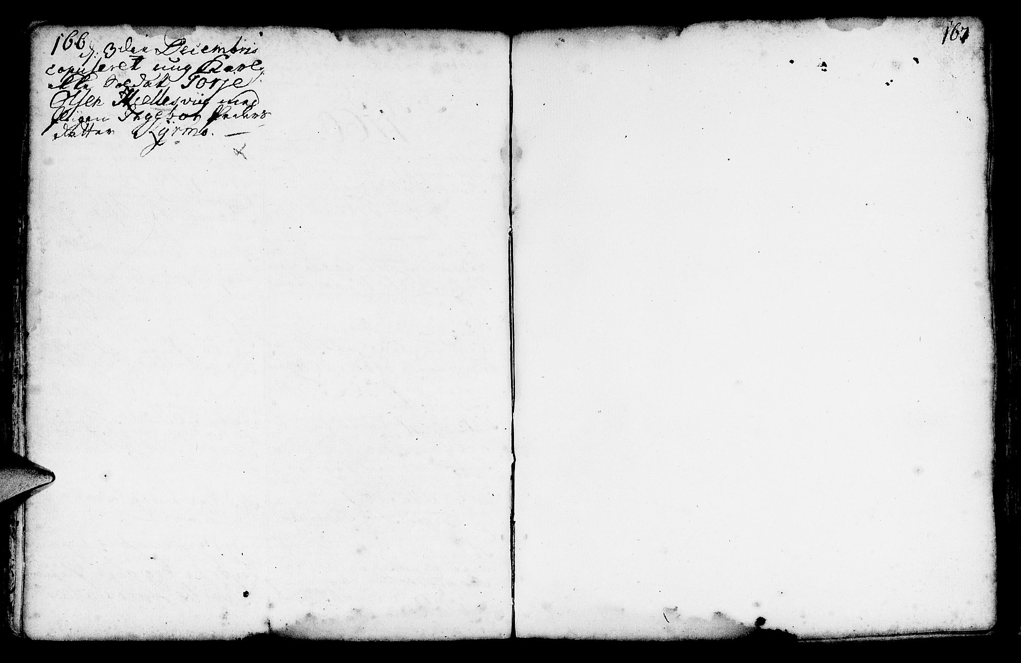 Lund sokneprestkontor, AV/SAST-A-101809/S06/L0002: Parish register (official) no. A 2, 1738-1760, p. 166-167