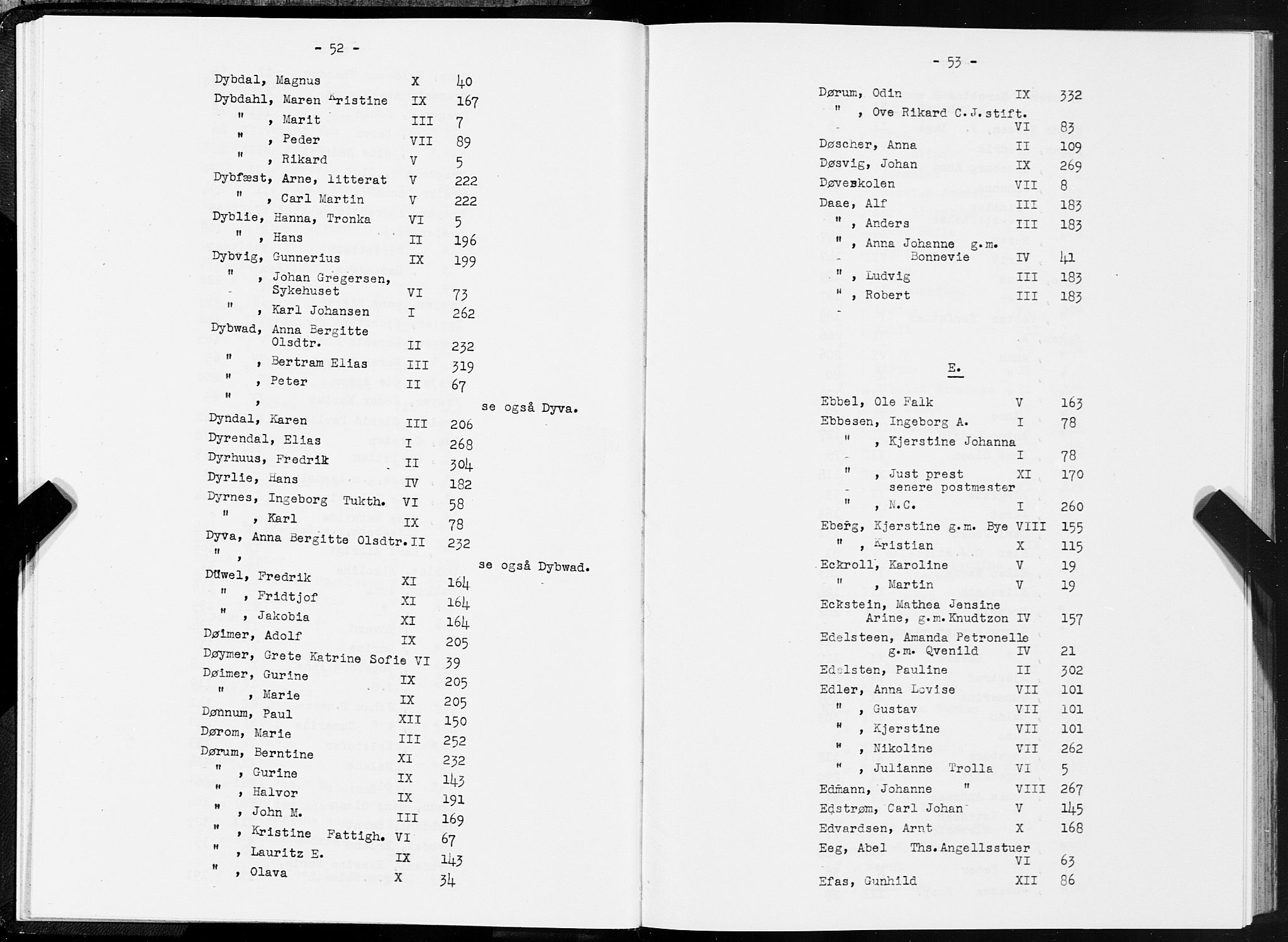 SAT, 1875 census for 1601 Trondheim, 1875, p. 52-53