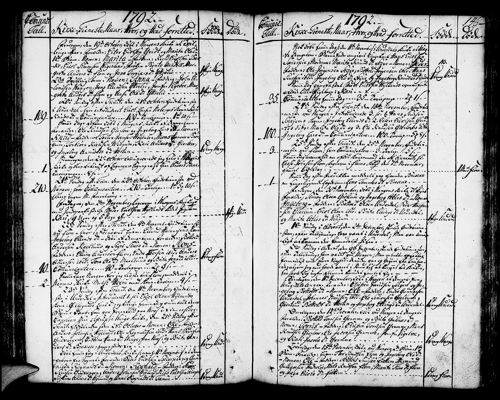 Aurland sokneprestembete, AV/SAB-A-99937/H/Ha/Haa/L0004: Parish register (official) no. A 4, 1756-1801, p. 146