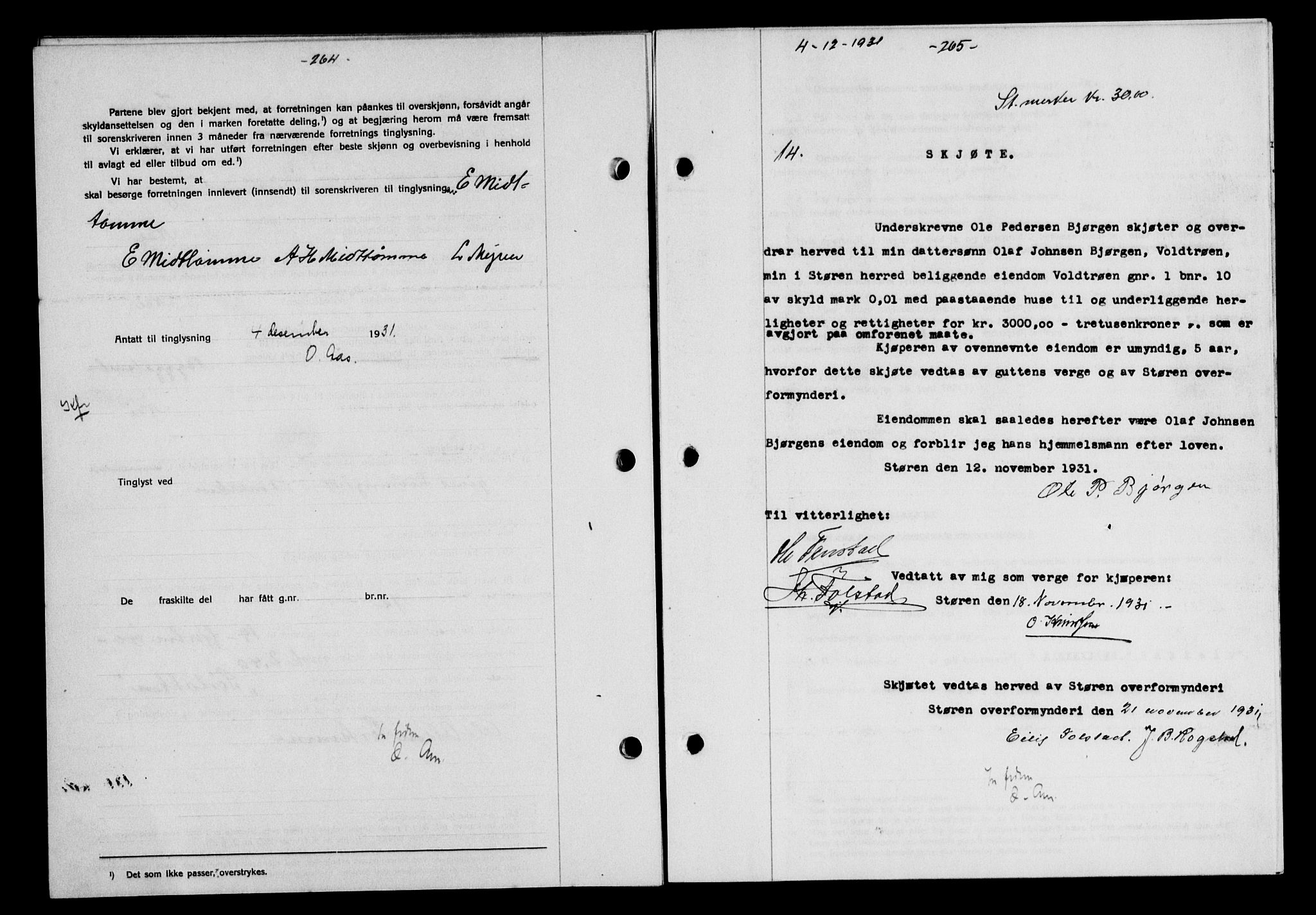 Gauldal sorenskriveri, AV/SAT-A-0014/1/2/2C/L0041: Mortgage book no. 42-43, 1930-1931, Deed date: 04.12.1937