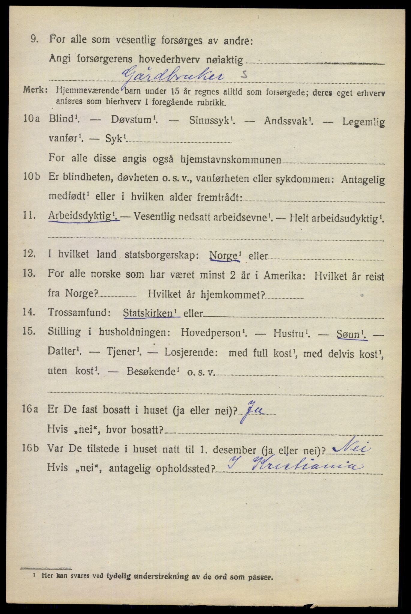 SAO, 1920 census for Enebakk, 1920, p. 4716